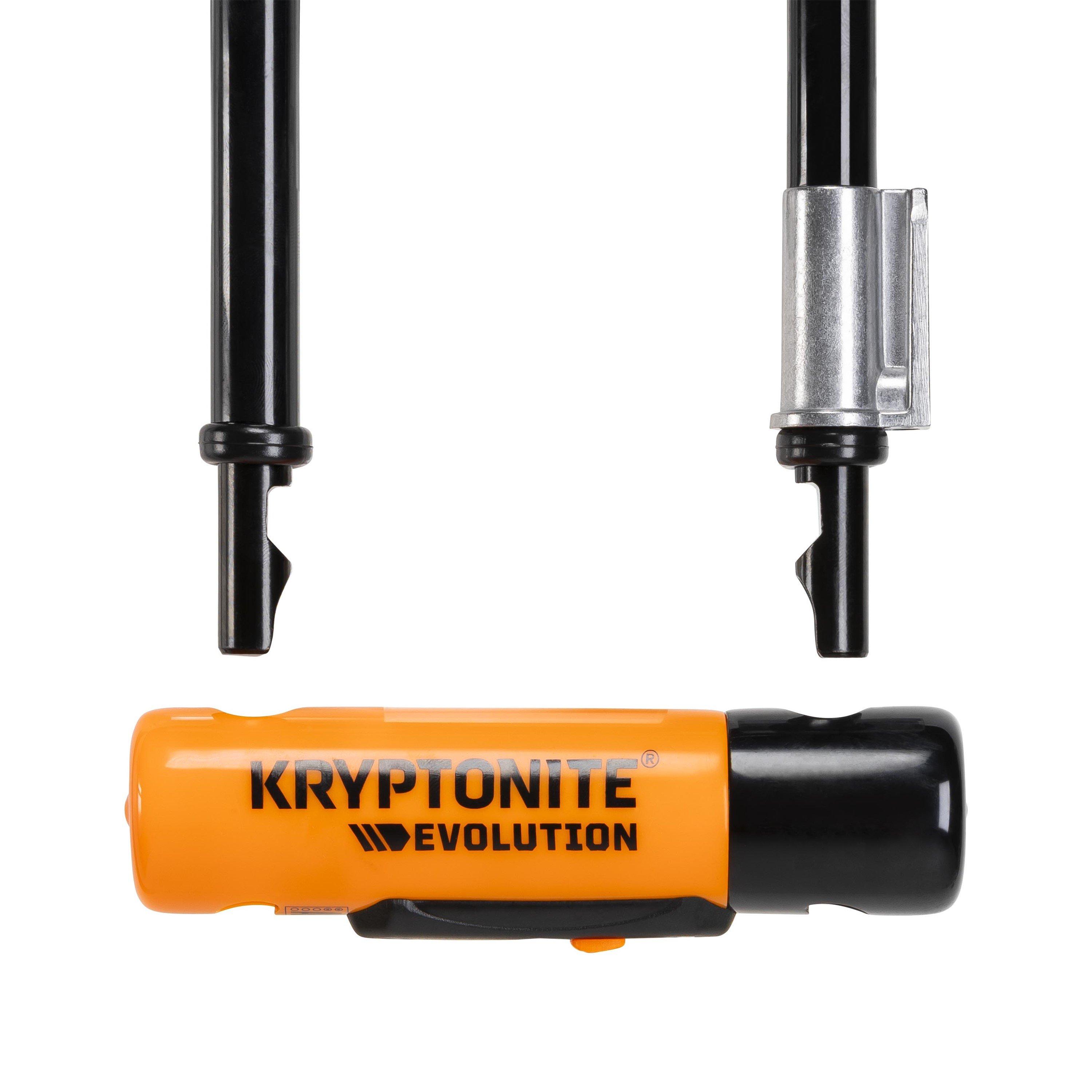Kryptonite Evolution Mini-5 D Lock Sold Secure Gold | Sports Direct