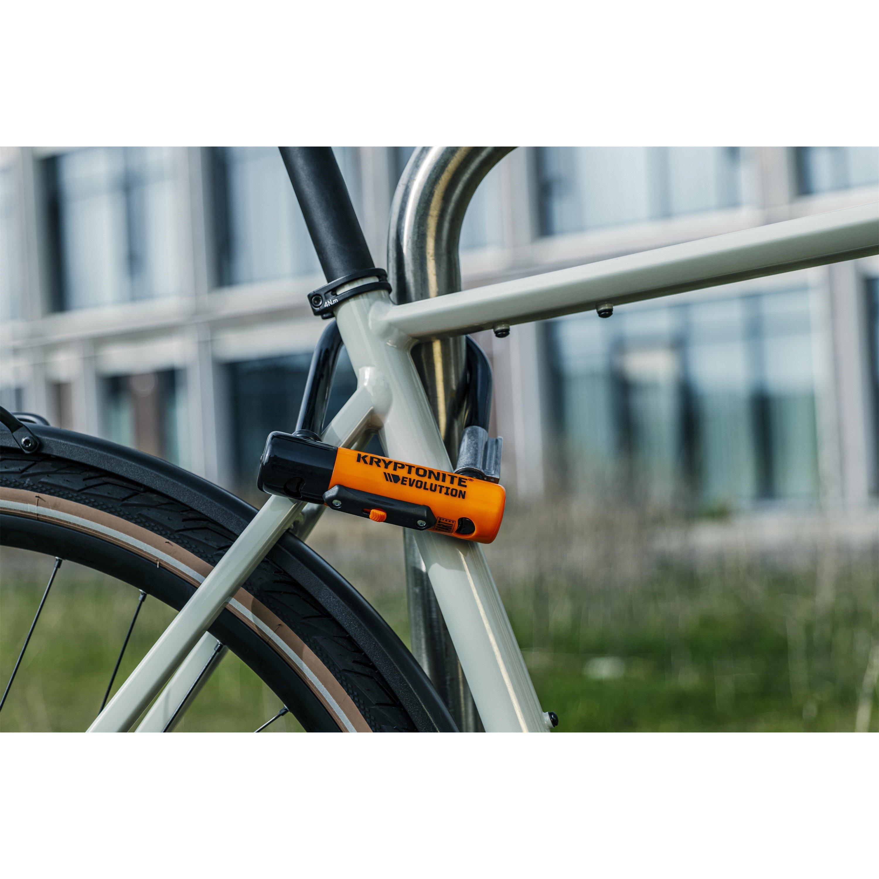 Kryptonite Evolution Mini-5 D Lock Sold Secure Gold | Sports Direct