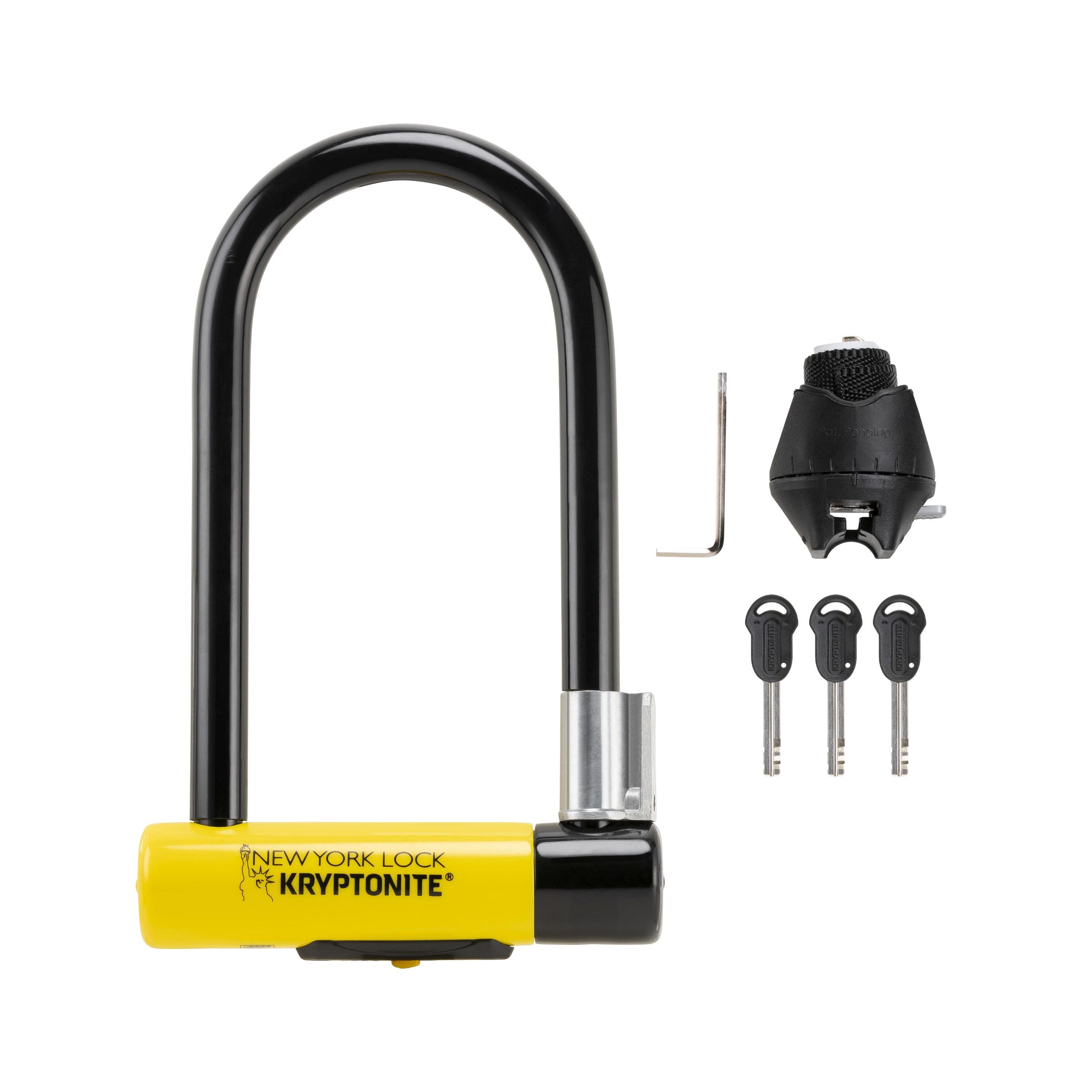 Zwart/Geel - Kryptonite - New York D Lock Sold Secure Diamond - 2