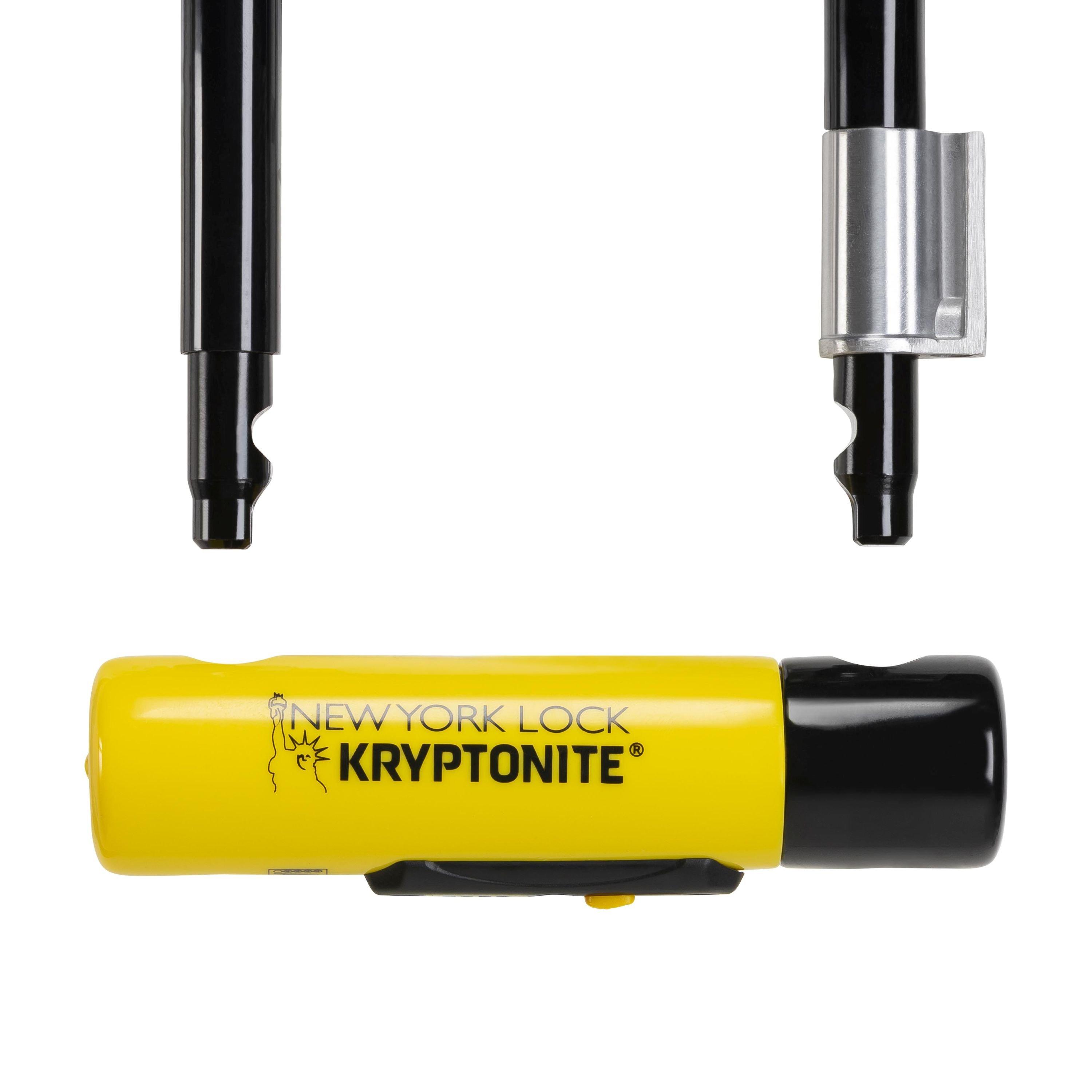 Zwart/Geel - Kryptonite - New York D Lock Sold Secure Diamond - 3