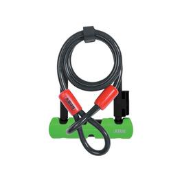 Abus ULTRA MINI 410/150HB140 GREEN + BRACKET SH34 + STEEL CABLE COBRA 10/120