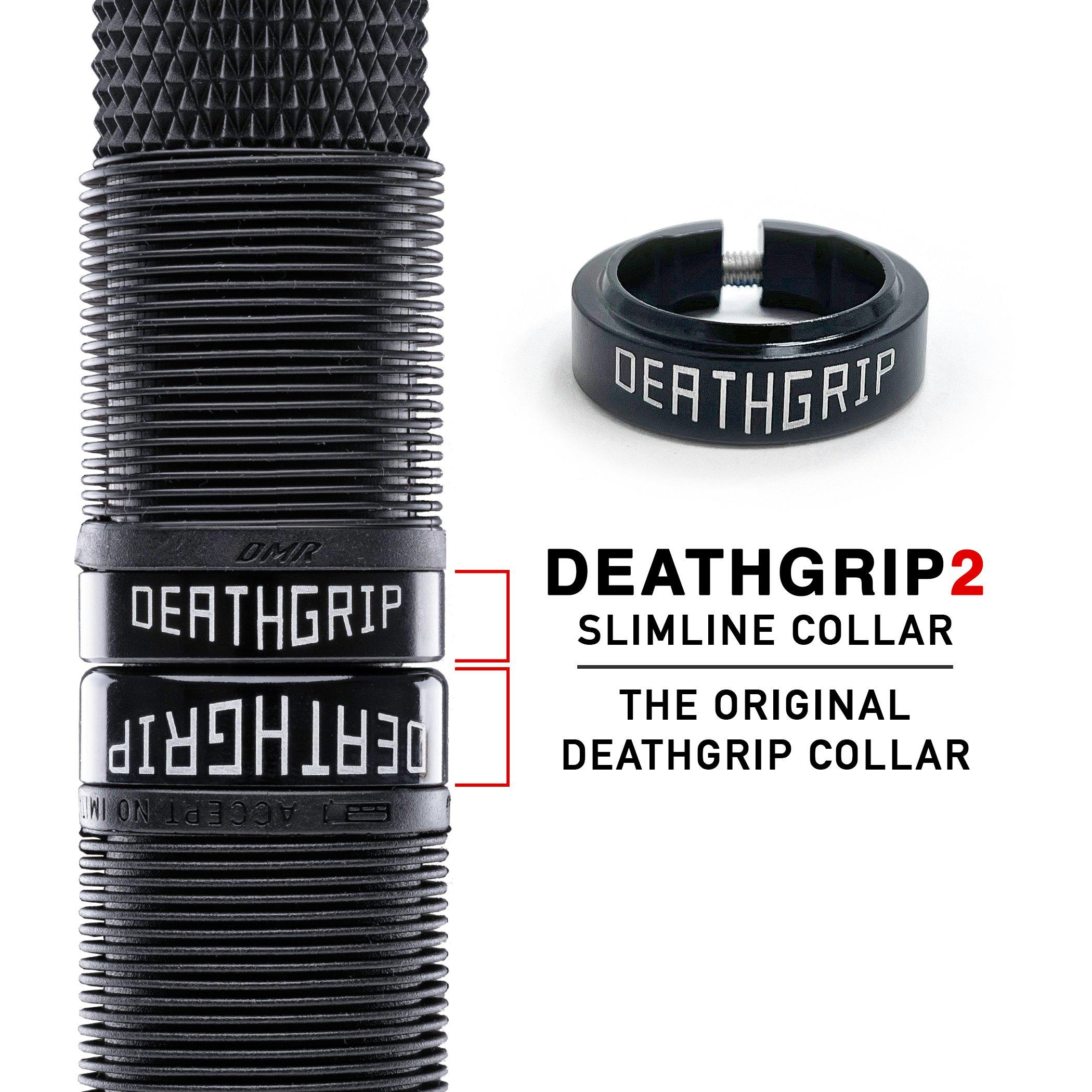 Black - DMR - DeathGrip 2 THICK Flangeless Lock-On MTB Grip - 3