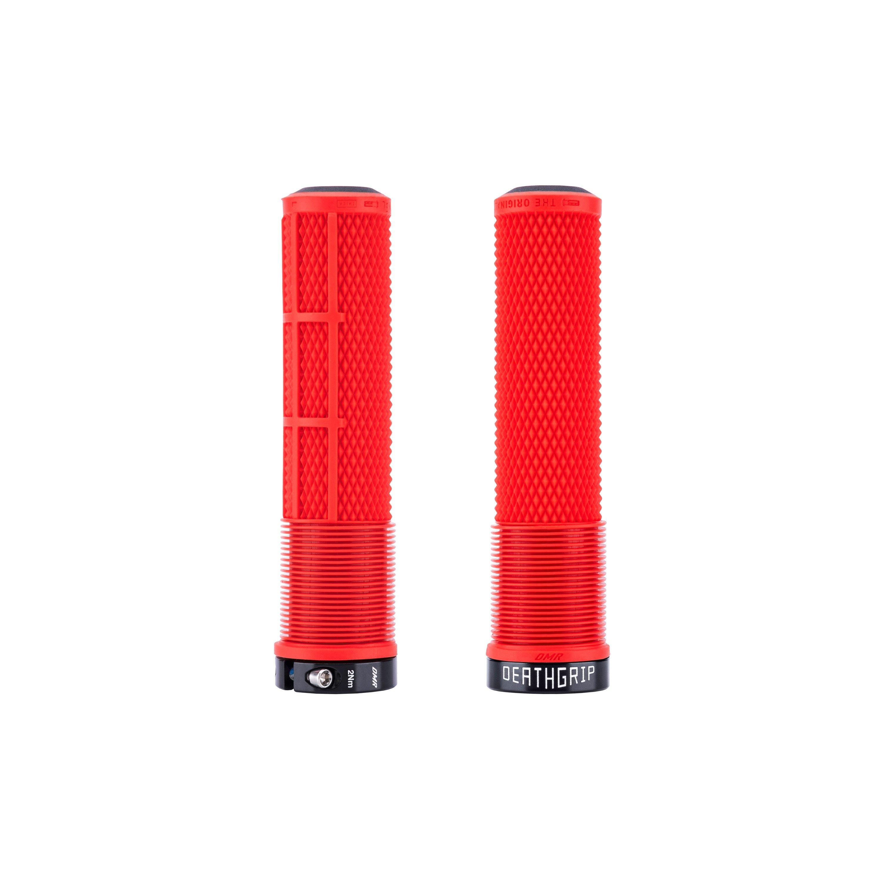 Dmr  Deathgrip 2 Thick Flangeless Lock-On Mtb Grip - Red