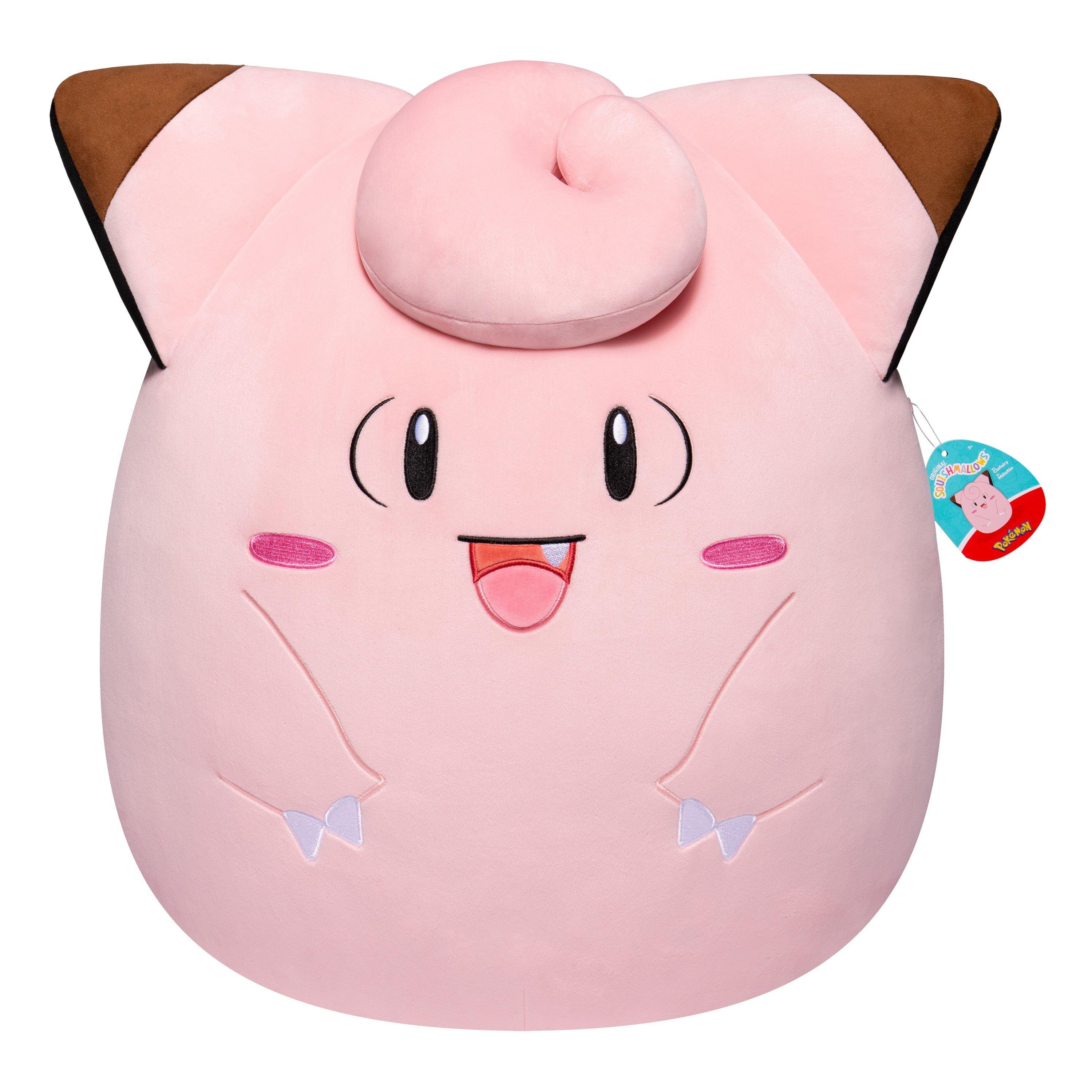None - GAME - Original Squishmallows Pokémon 14-Inch Clefairy Plush - 1