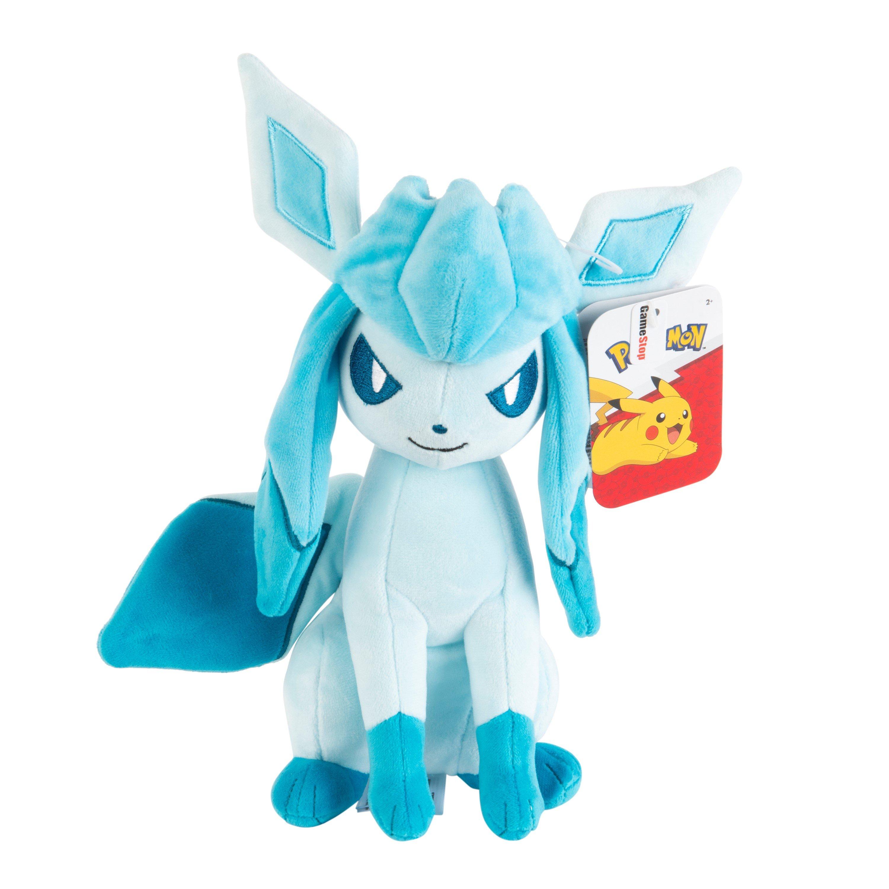 None - Pokemon - Pokémon Glaceon 8-Inch Plush - 1