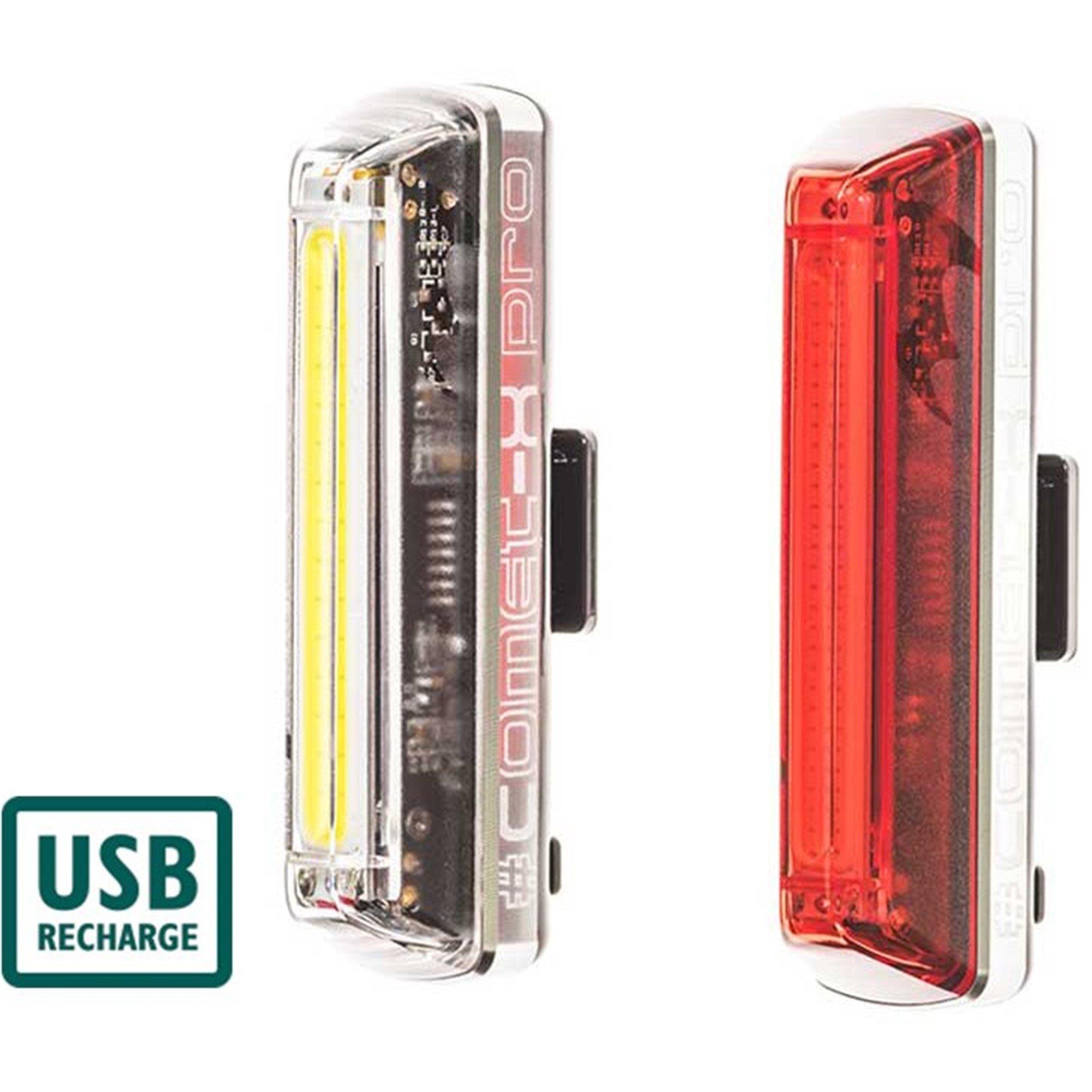 Grey - Moon Sport - Moon Comet-X Pro Light Set - 240/80 Lumen - 1