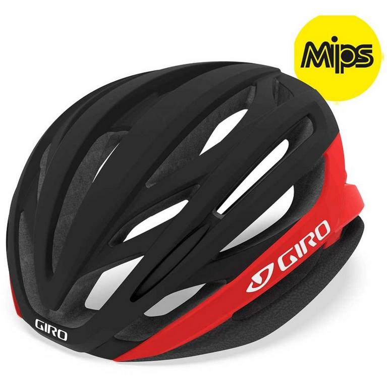 Noir/Rouge - Giro - Syntax MIPS Road Helmet - 1