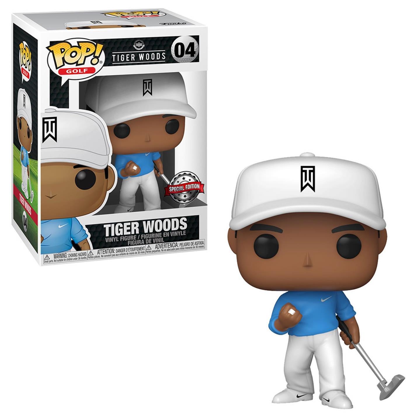 None - FUNKO - POP! Sports: Tiger Woods (Blue Shirt) - Golf - 1