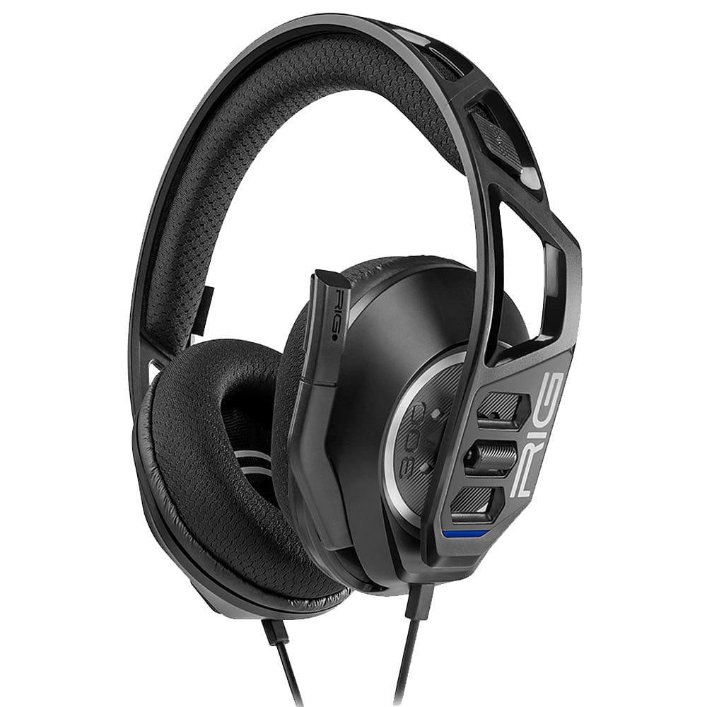 Black - Nacon - RIG 300 PRO PlayStation Headset - Black - 1