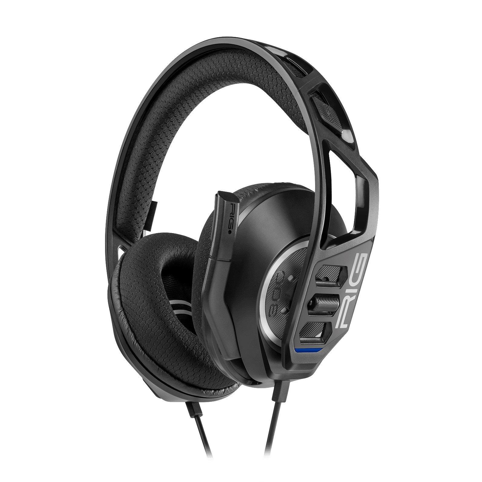 Black - Nacon - RIG 300 PRO PlayStation Headset - Black - 2