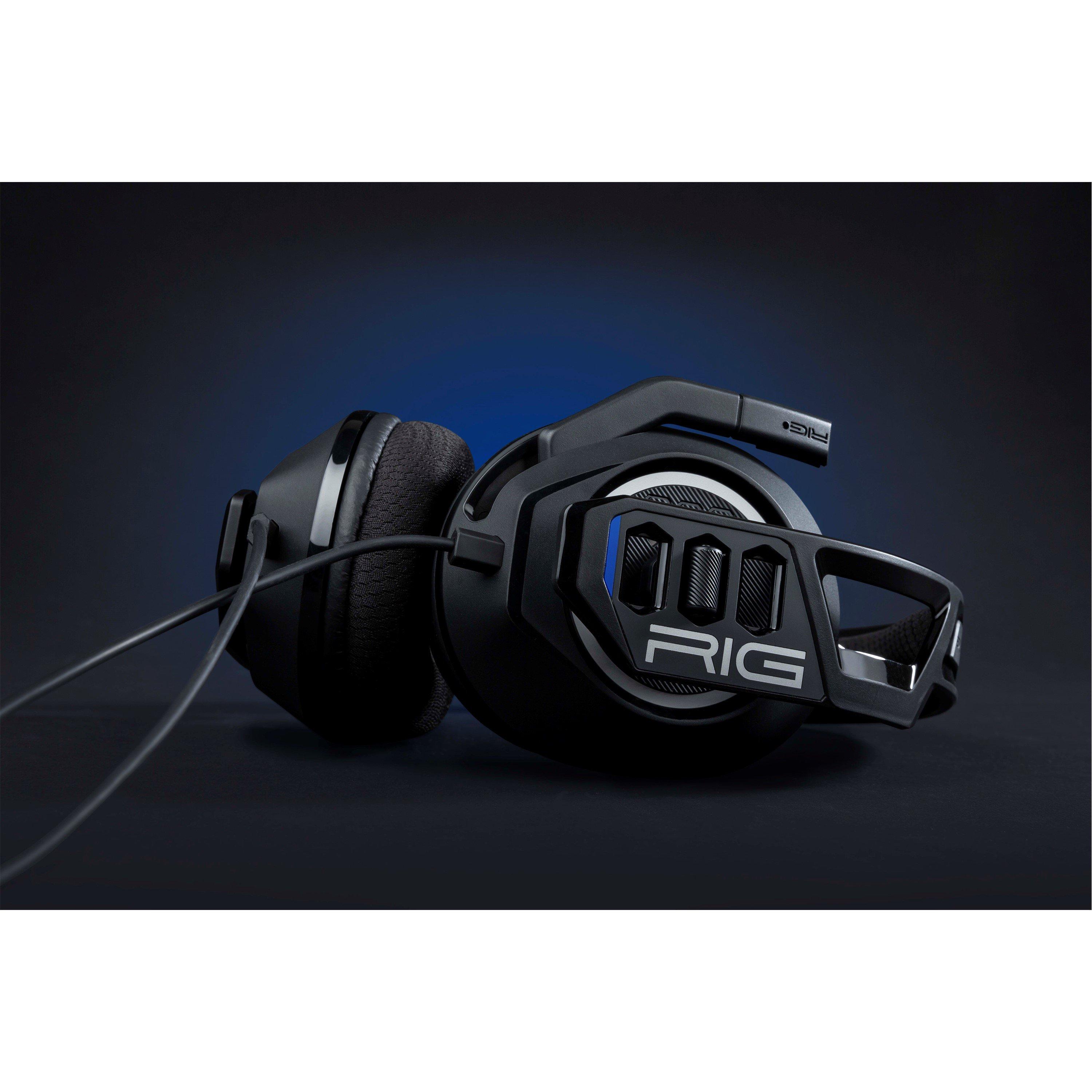 Black - Nacon - RIG 300 PRO PlayStation Headset - Black - 7