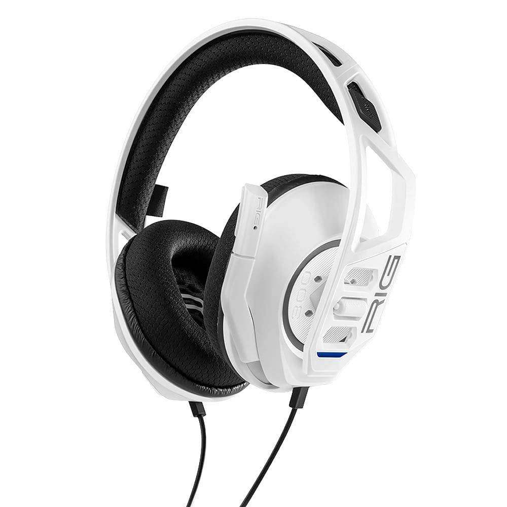 White - Nacon - RIG 300 PRO PlayStation Headset - White - 1