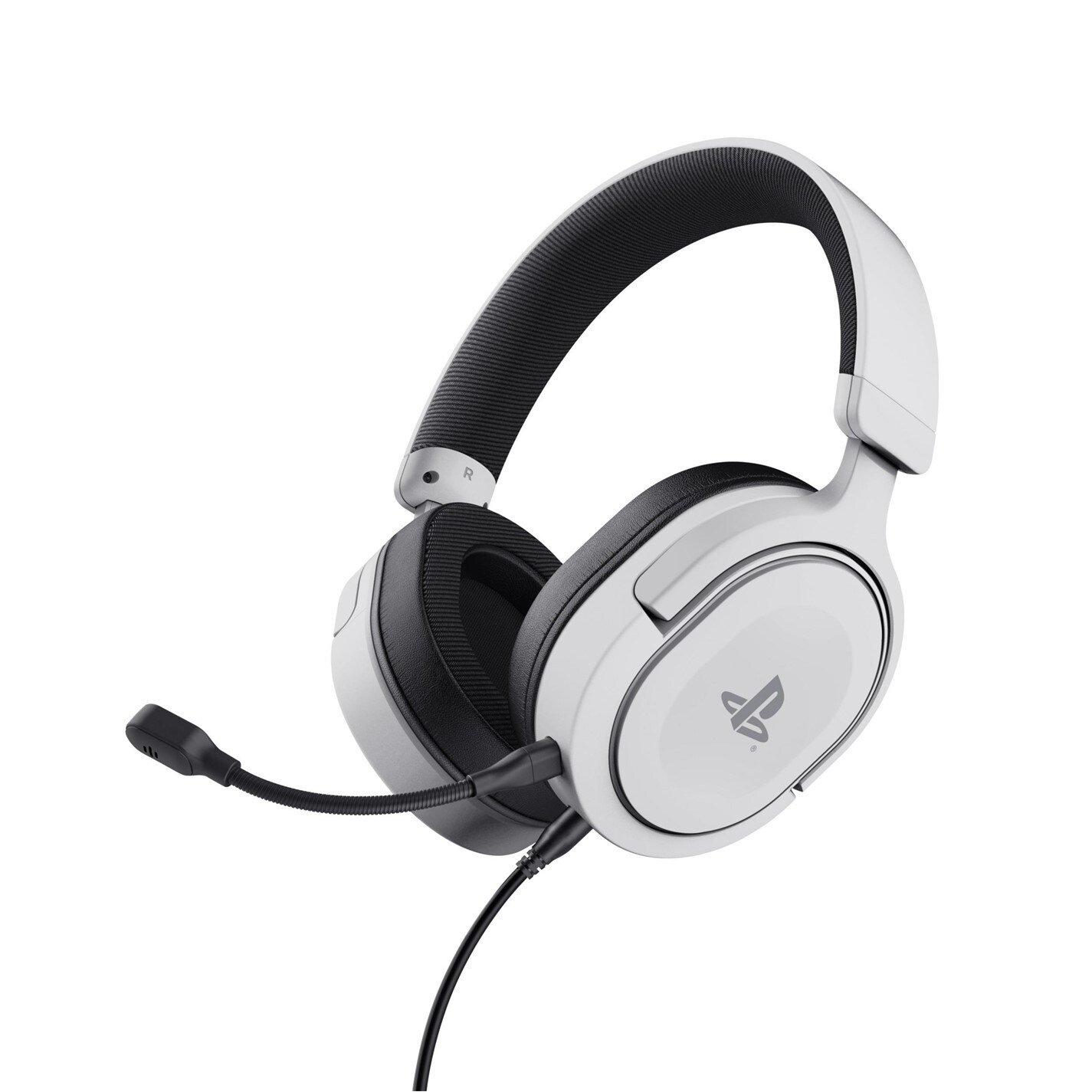 Bianco - Trust - GXT 498W Forta Headset for PS5 - White - 5