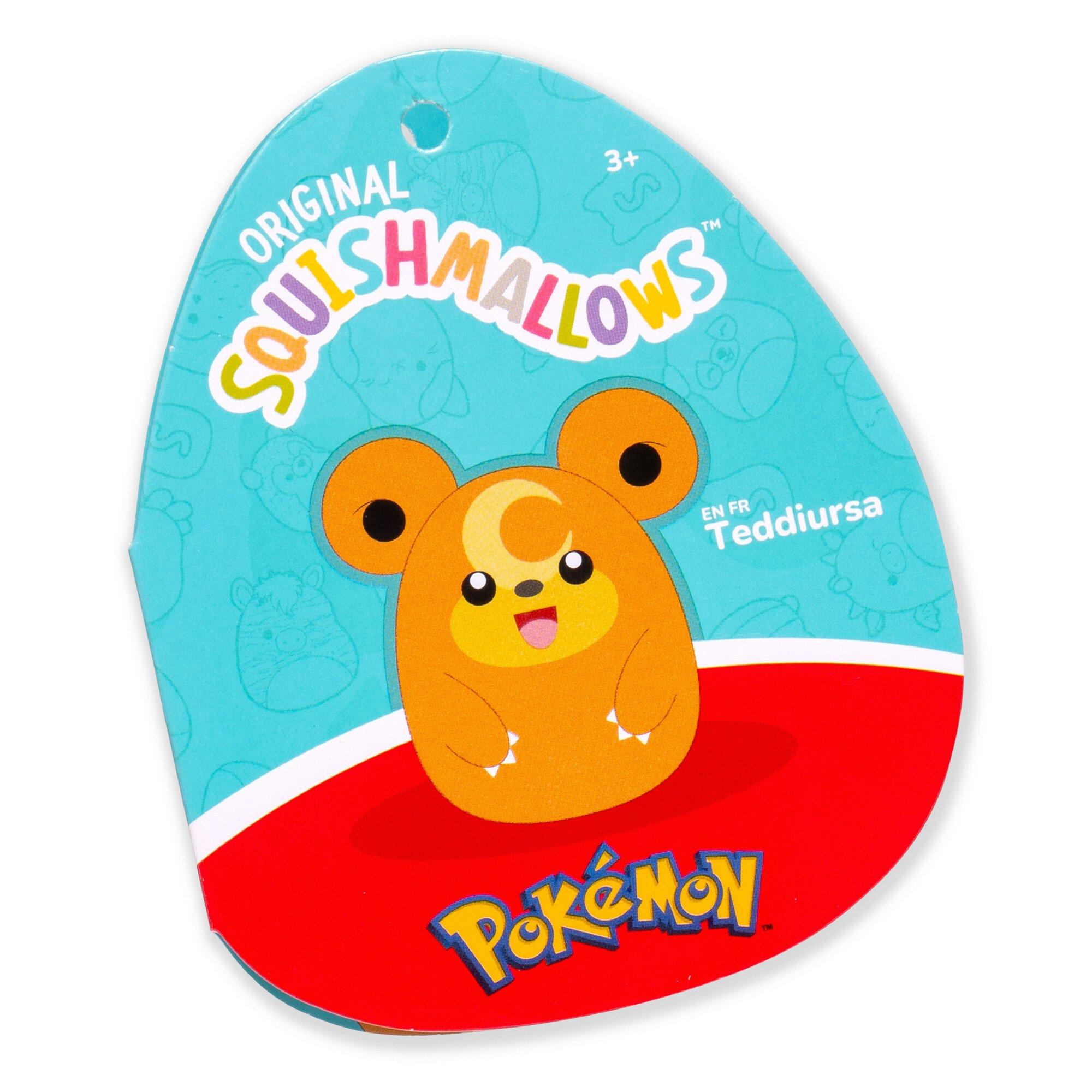None - Squishmallows - Original Squishmallows Pokémon 14-Inch Teddiursa Plush - 5