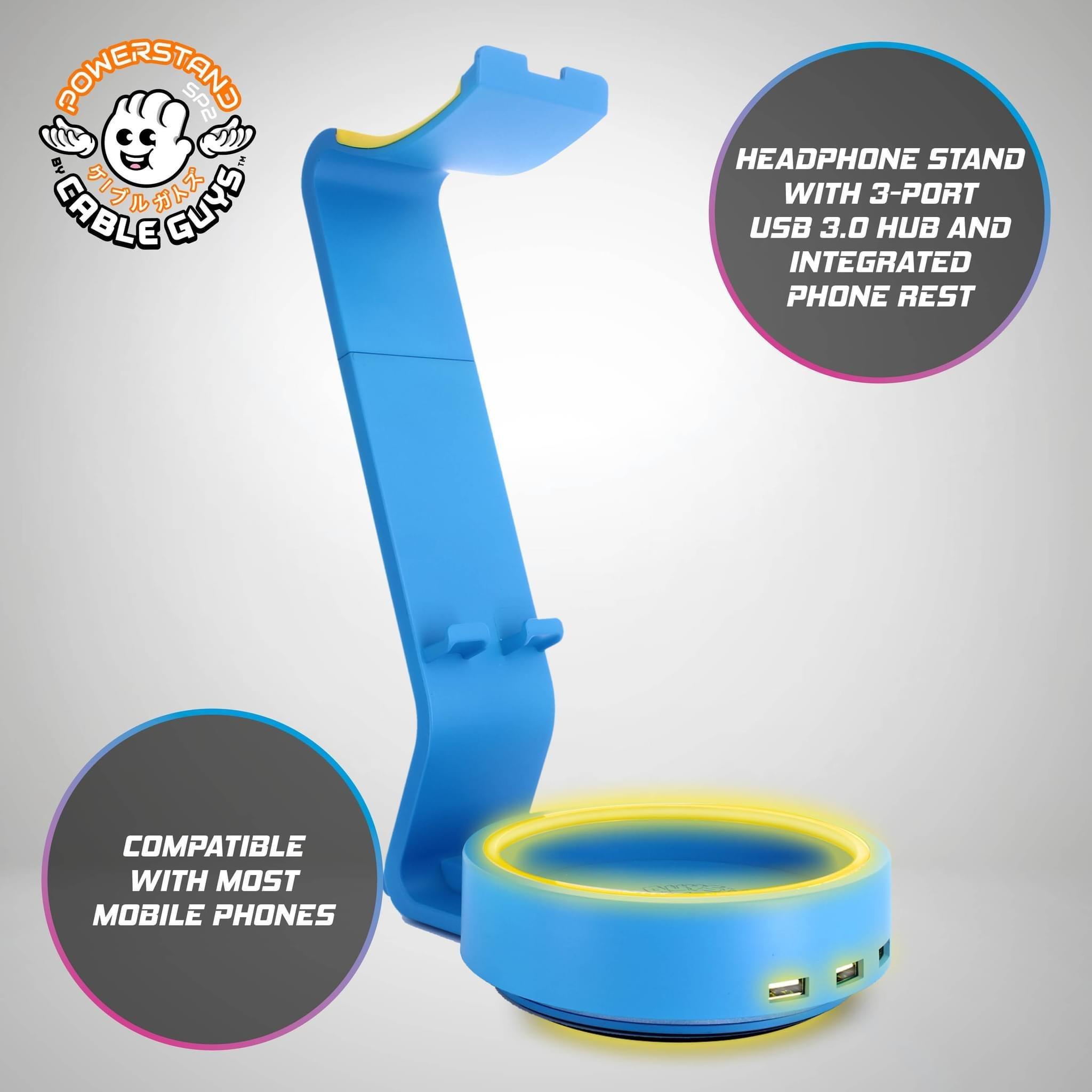 None - Sonic the Hedgehog - Powerstand - Headphone Charging Stand - Blue - 4