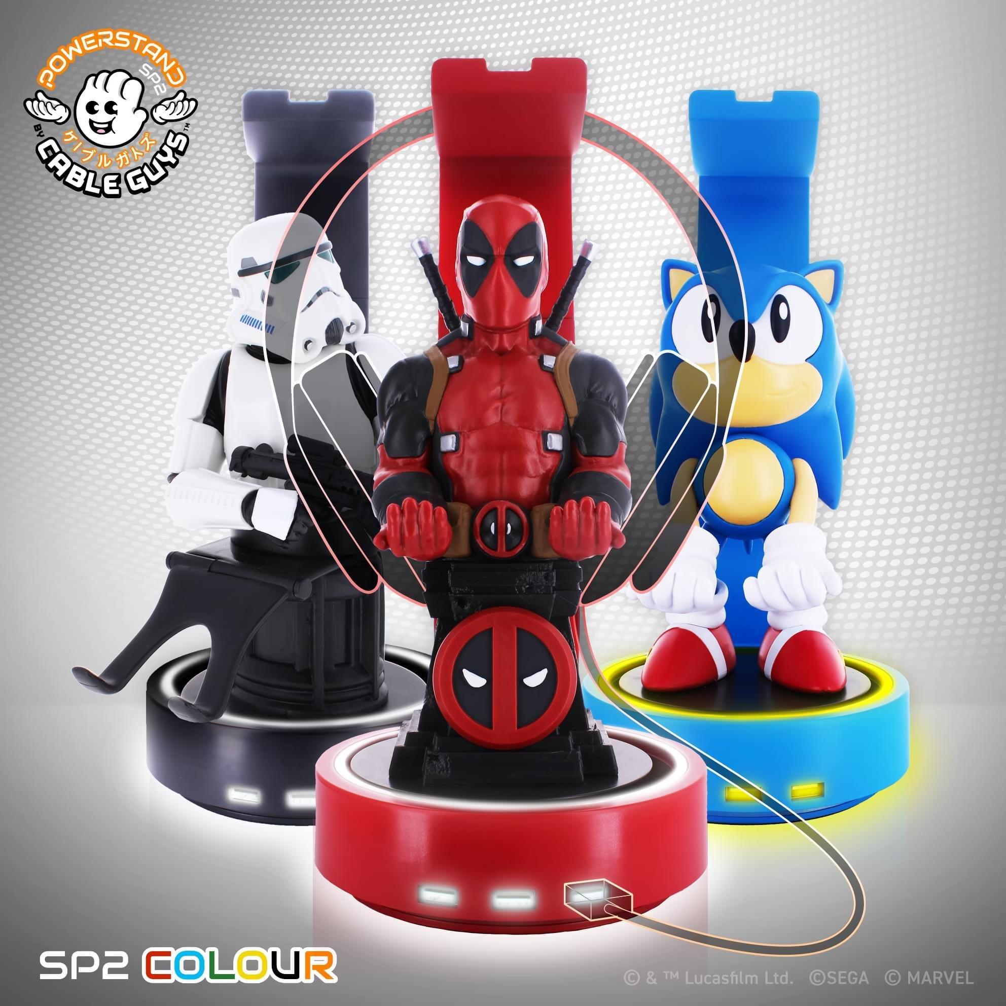 None - Sonic the Hedgehog - Powerstand - Headphone Charging Stand - Blue - 5