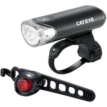 Cateye Battery Light Set - 100/40 Lumen