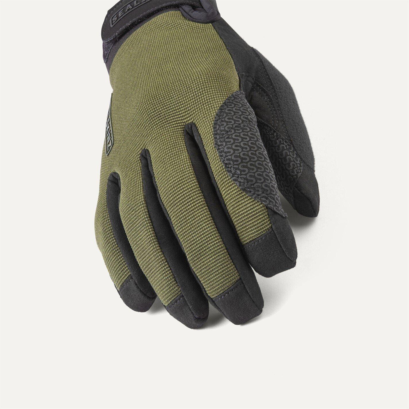 Olive - Sealskinz - Harling Waterproof All Weather Glove - 2