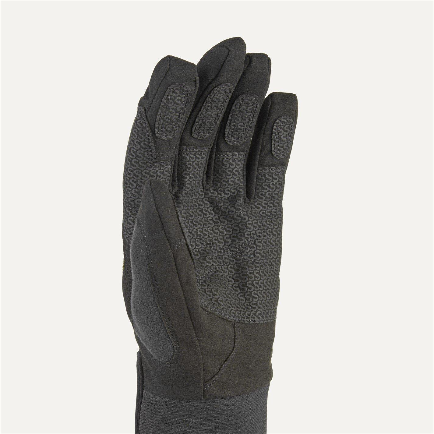 Olive - Sealskinz - Harling Waterproof All Weather Glove - 3