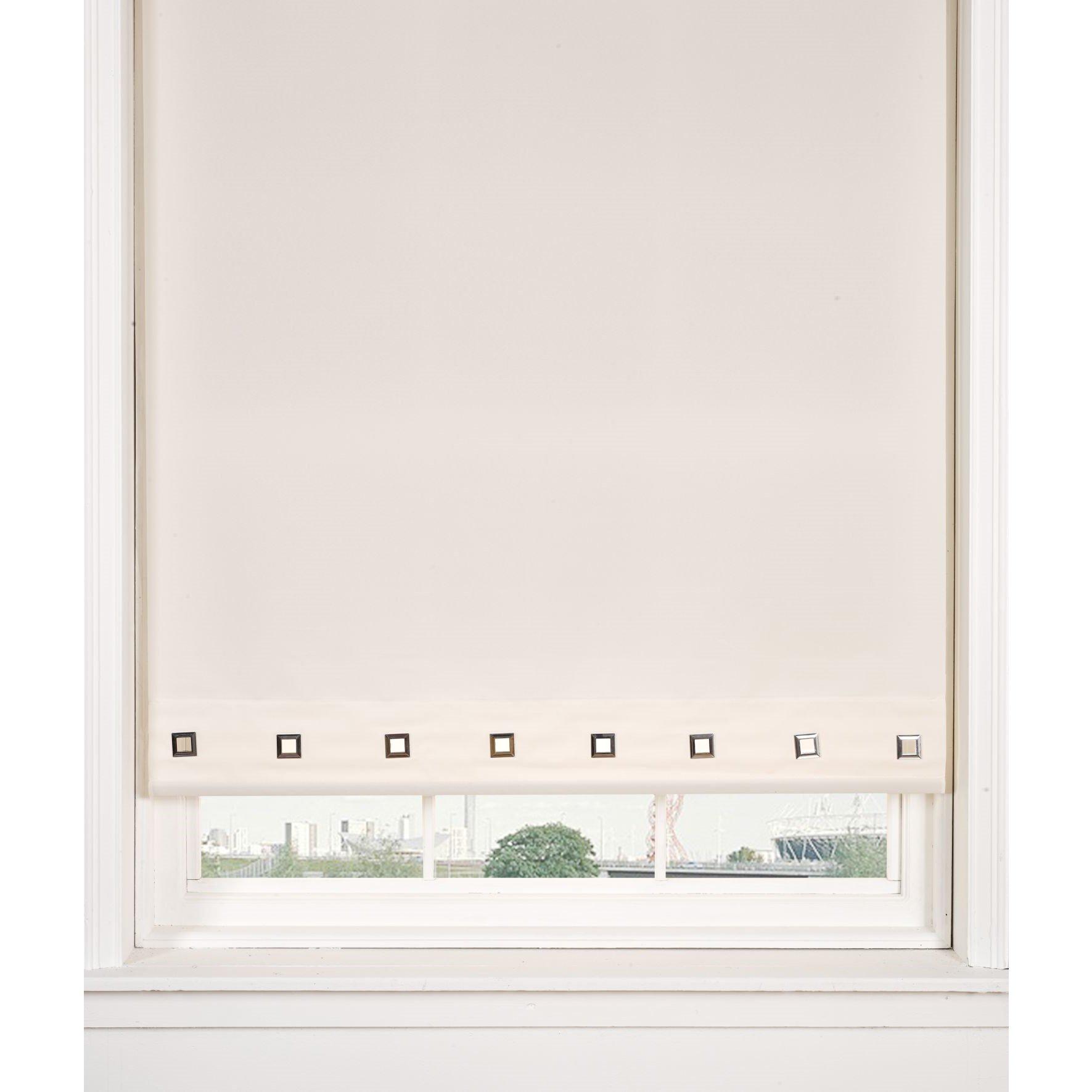 Square Eyelet Roller Blind