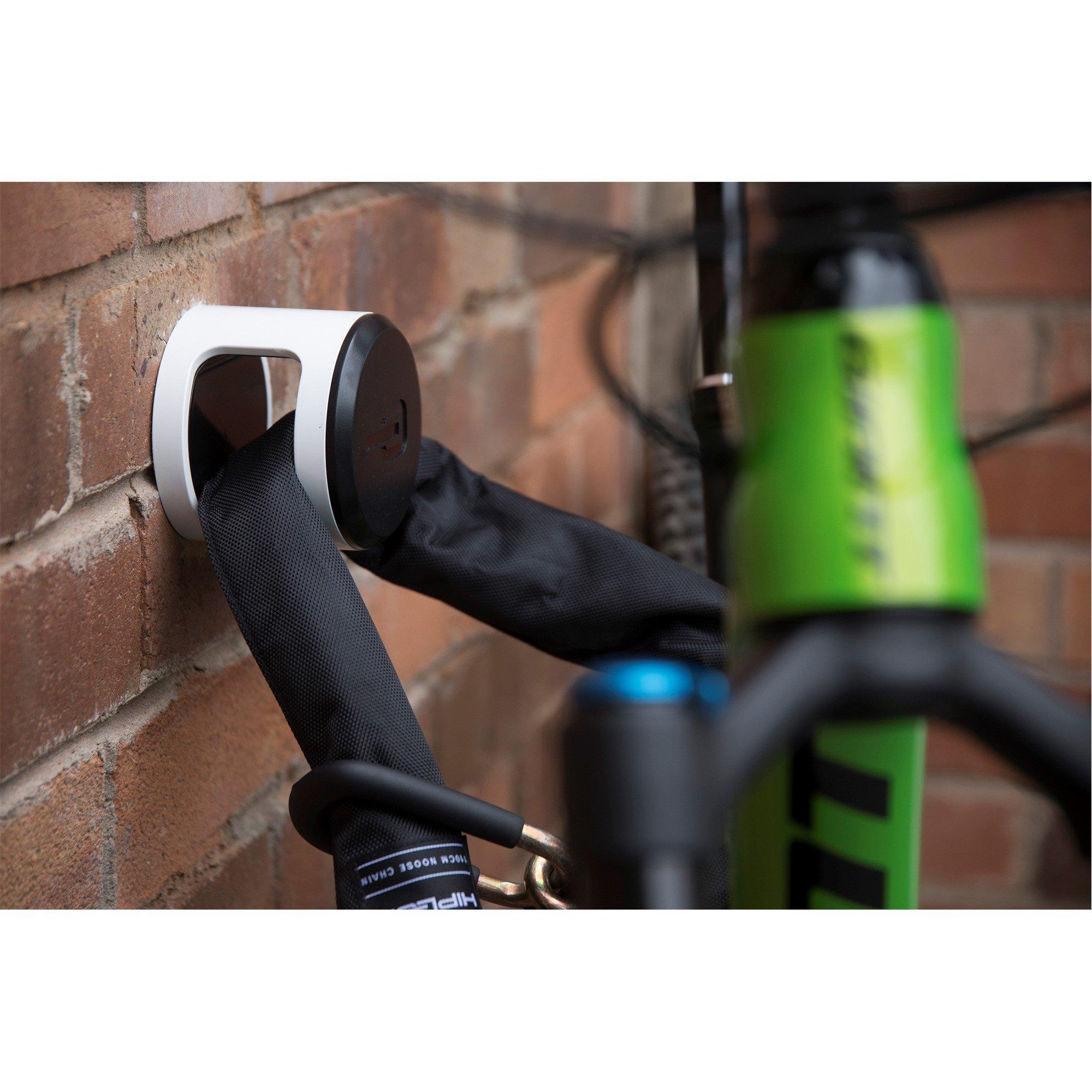 White - Hiplok - ANKR Diamond Rated Bicycle Anchor - 5