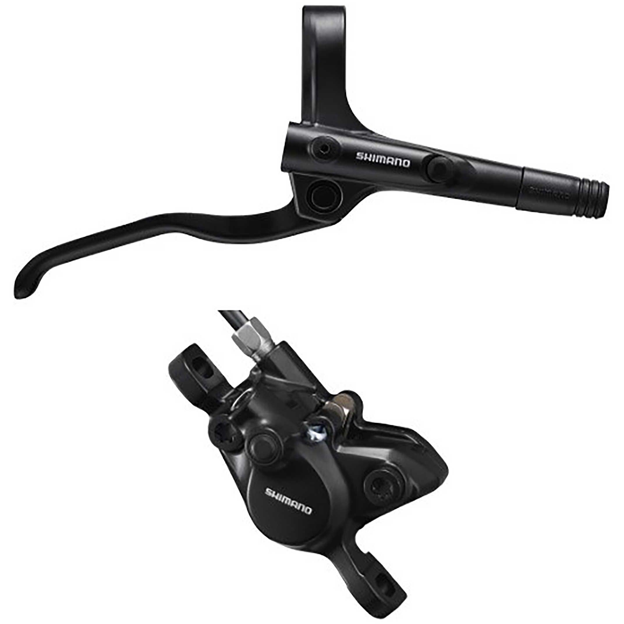 Schwarz - Shimano - Altus BR-MT200 & BL-MT200 Post Mount Hydraulic Bled Disc Brake - 1