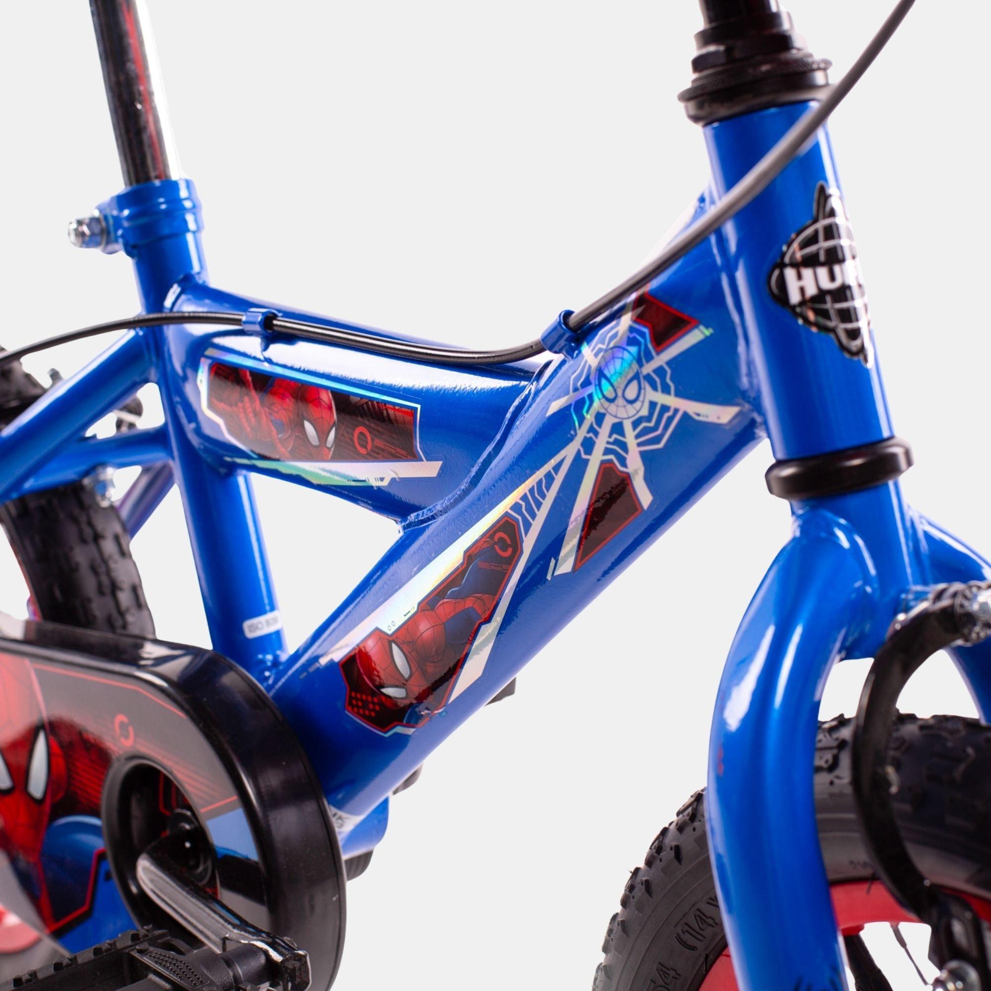 Blue - Character - Spiderman 14 Inch Childrens Bike - 3