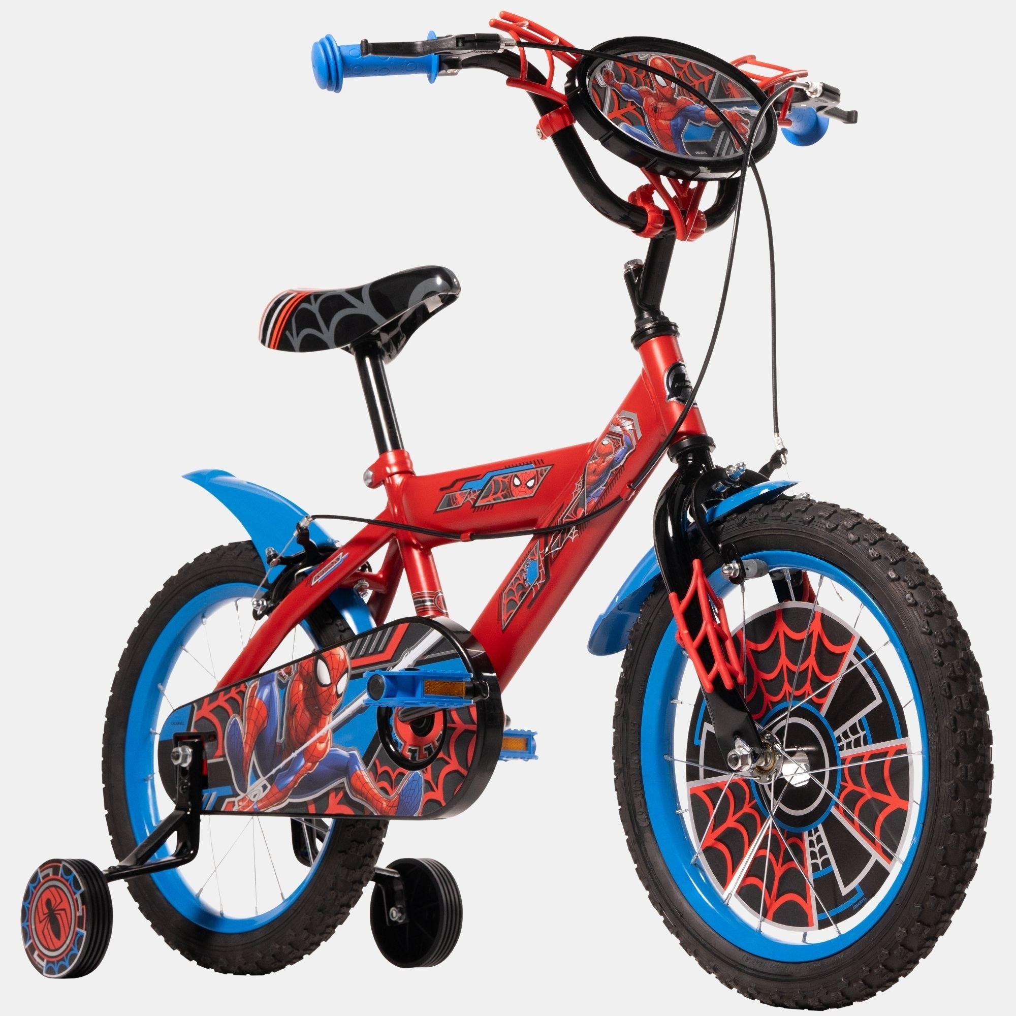 Red - Character - Spiderman 16 Inch Childrens Bike - 1