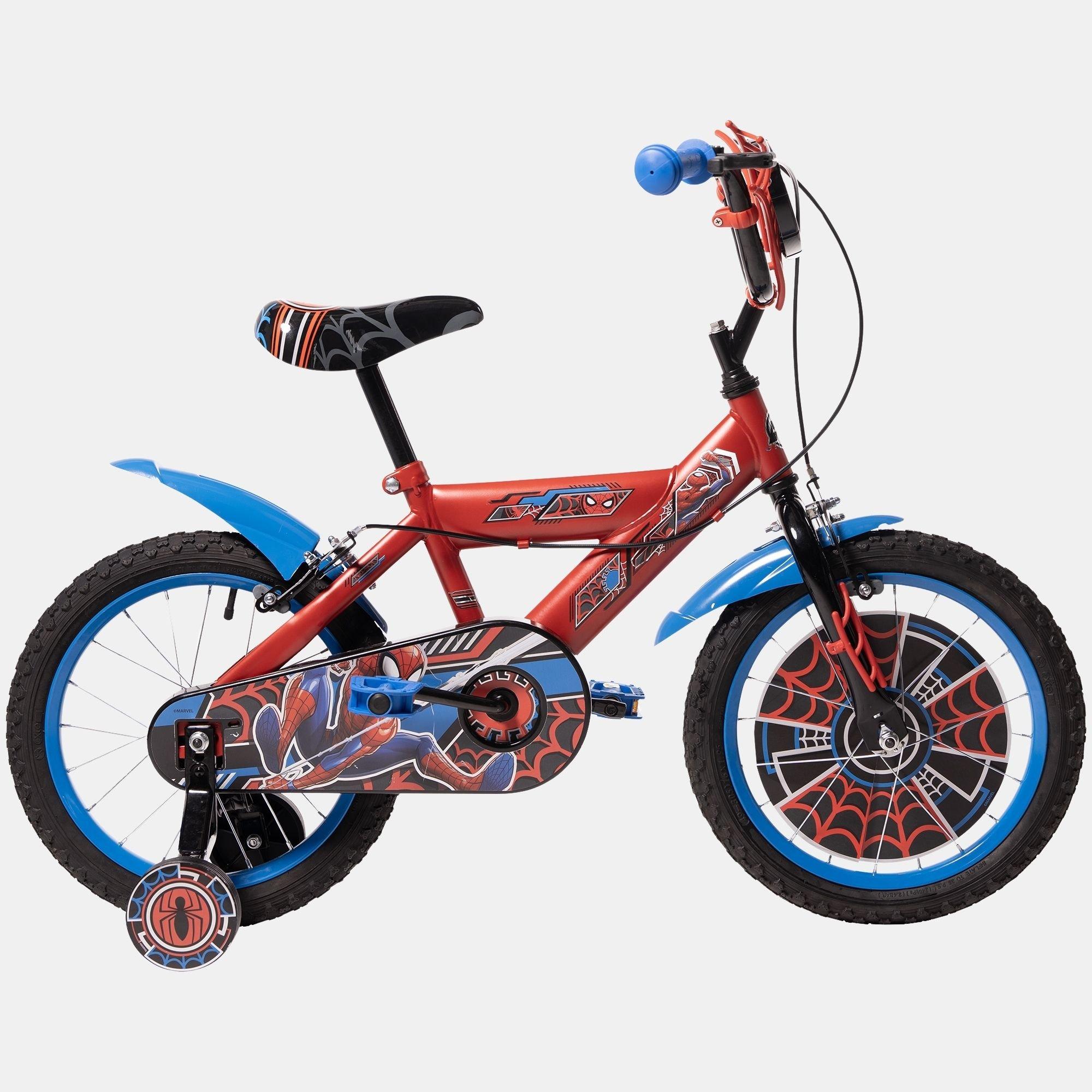 Red - Character - Spiderman 16 Inch Childrens Bike - 2
