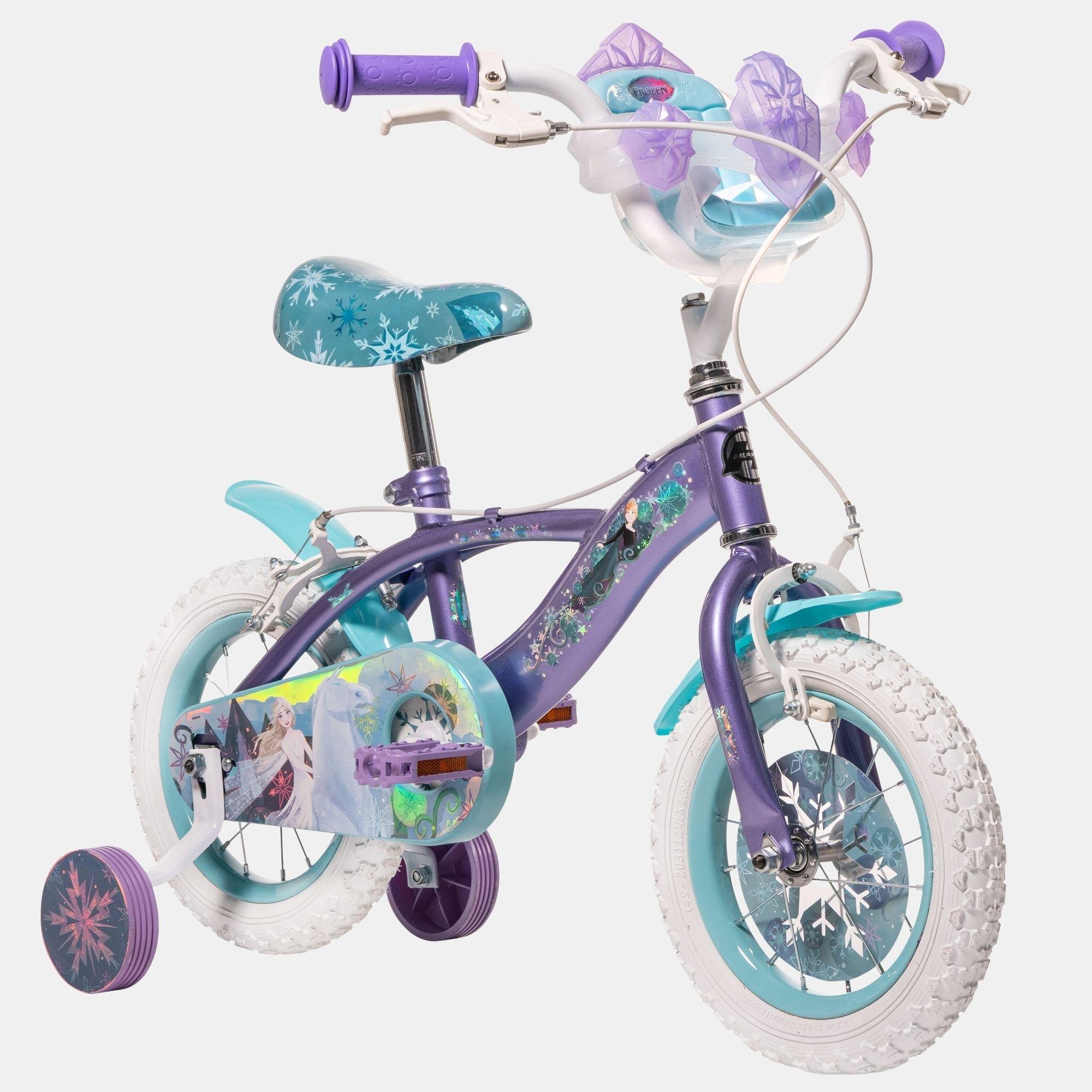 Blue - Character - Frozen 12 Inch Childrens Bike - 1