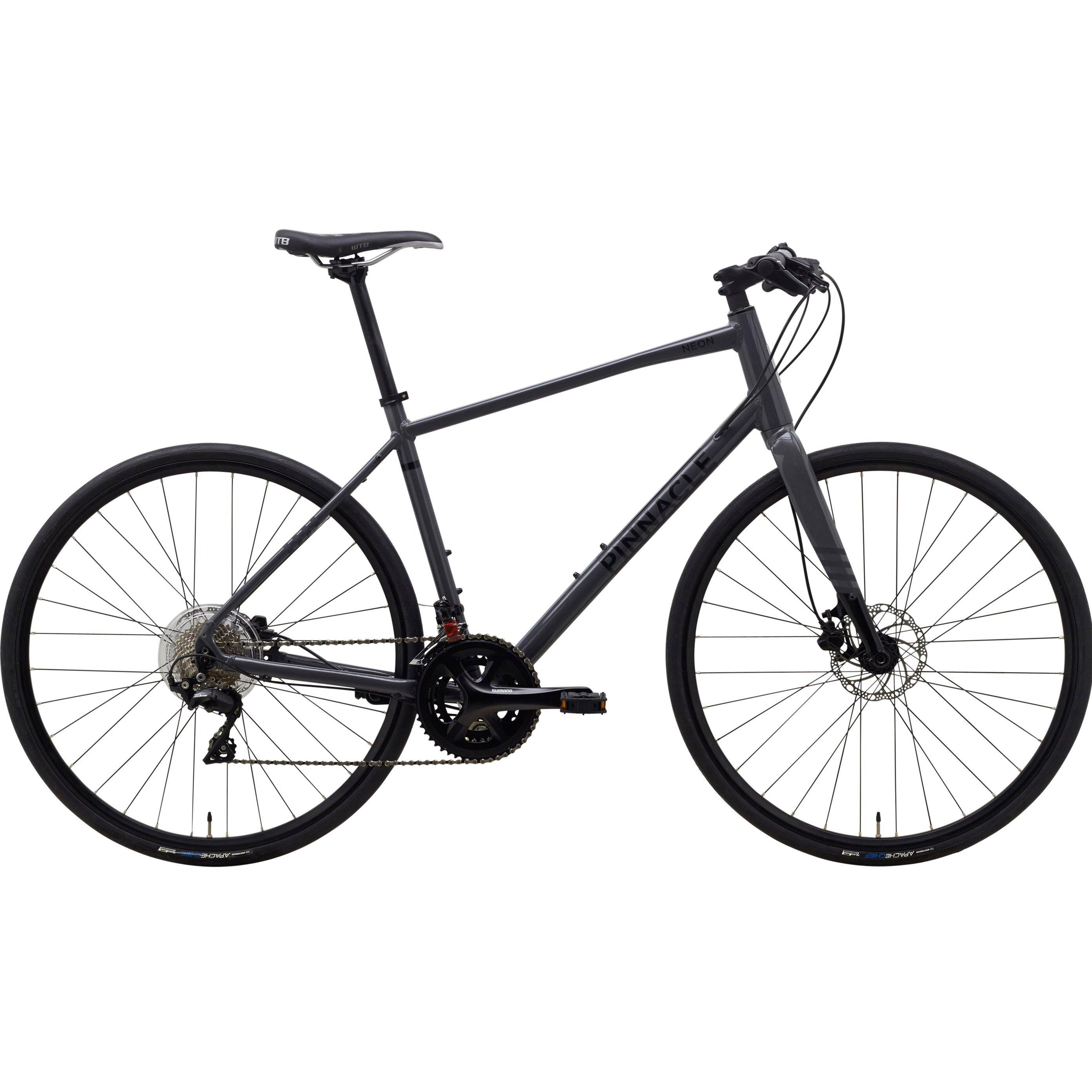 Grey (B) - Pinnacle - Neon 2 Hybrid Bike Mens - 1