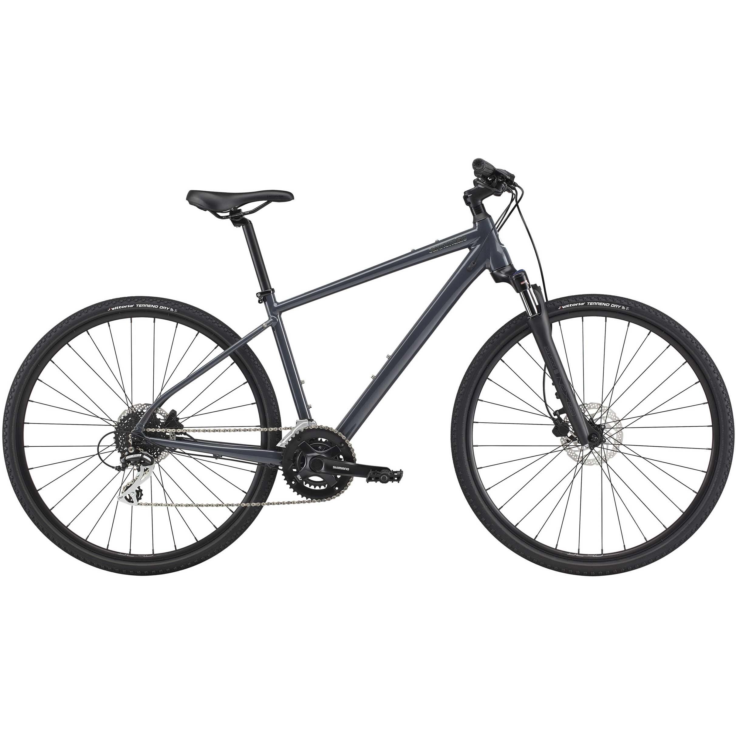 Slate Gray 23 - Cannondale - Quick CX 3 Hybrid Bike - 1