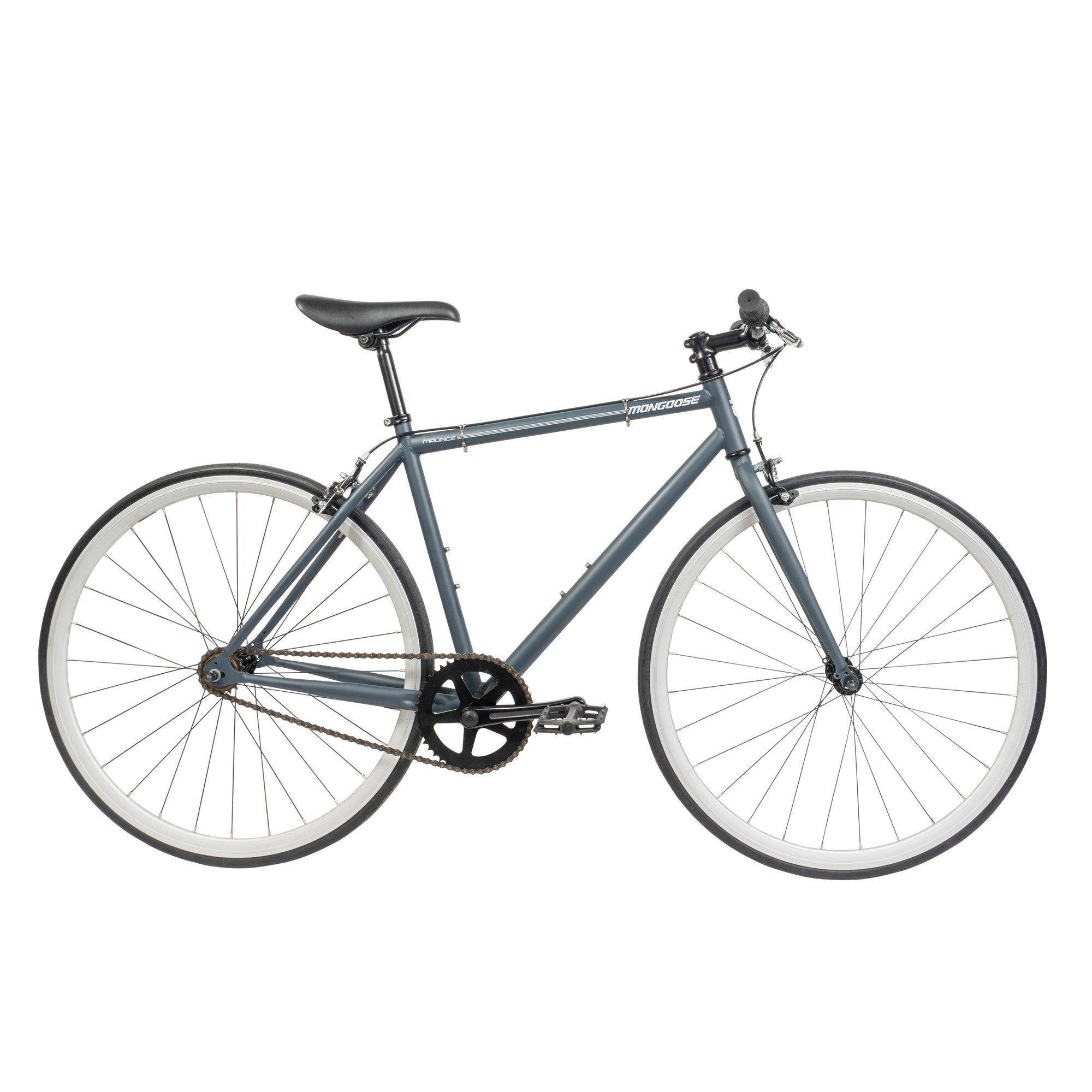 Grey 22 (B) - Mongoose - Maurice Singlespeed Bike Adults - 1