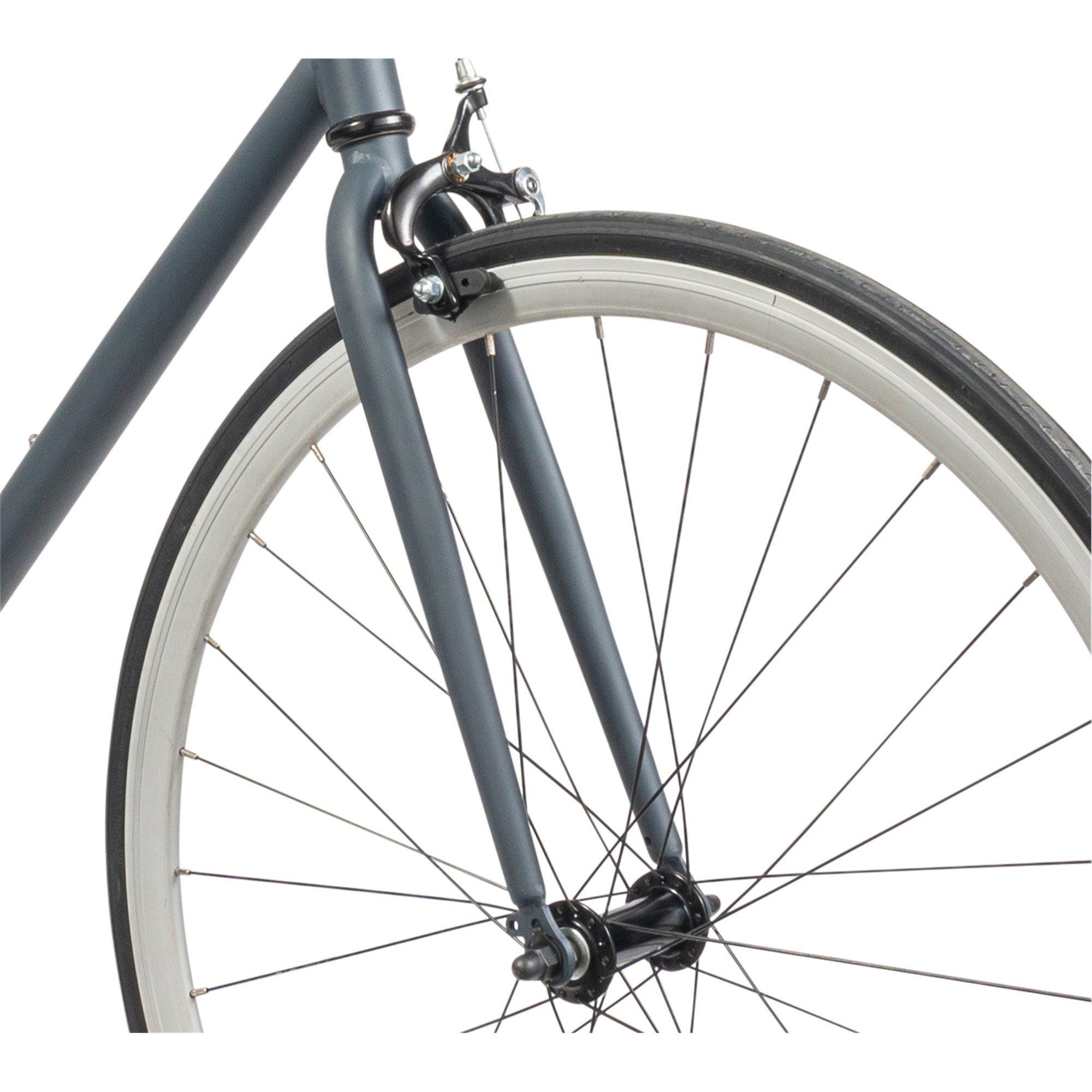 Grey 22 (B) - Mongoose - Maurice Singlespeed Bike Adults - 5