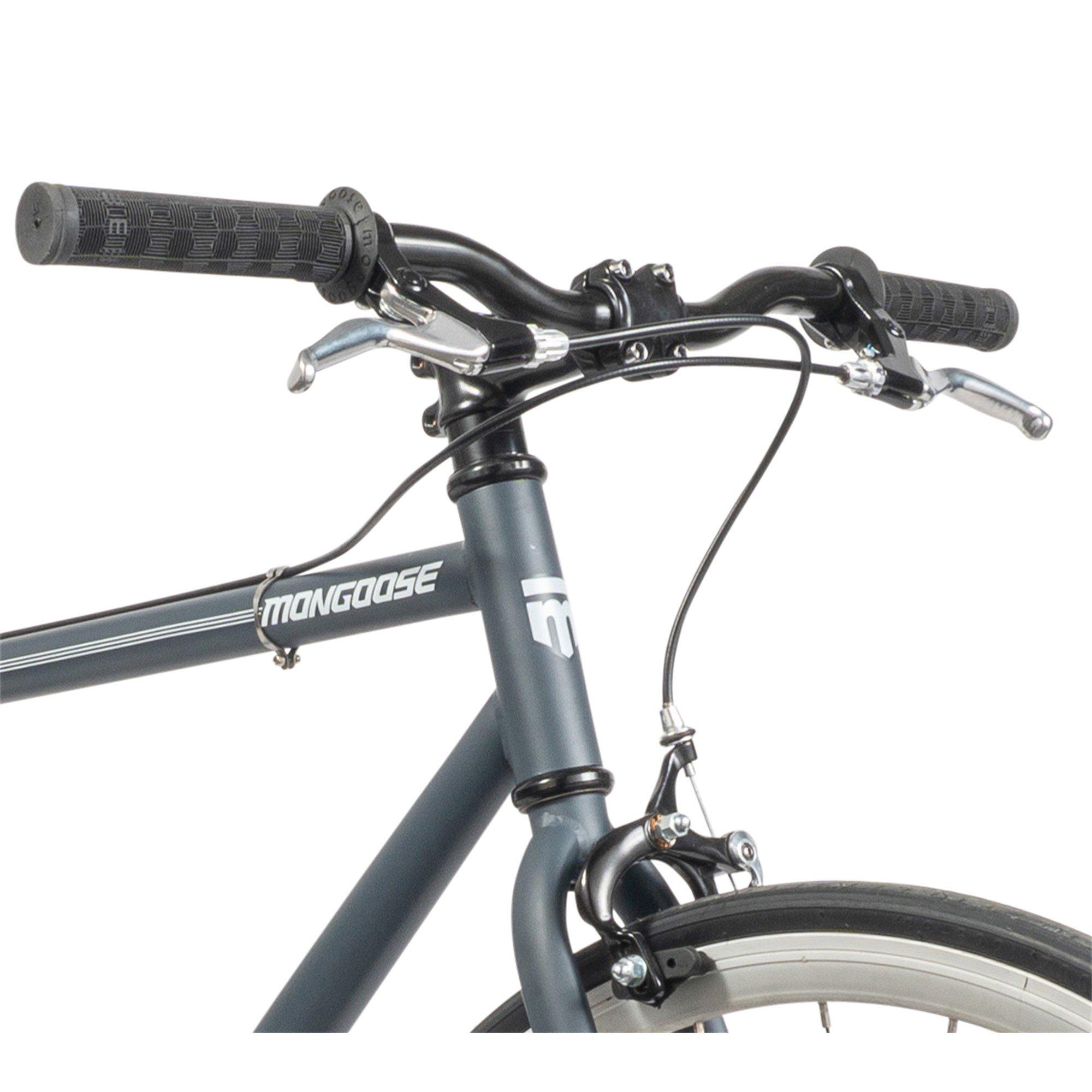 Grey 22 (B) - Mongoose - Maurice Singlespeed Bike Adults - 6
