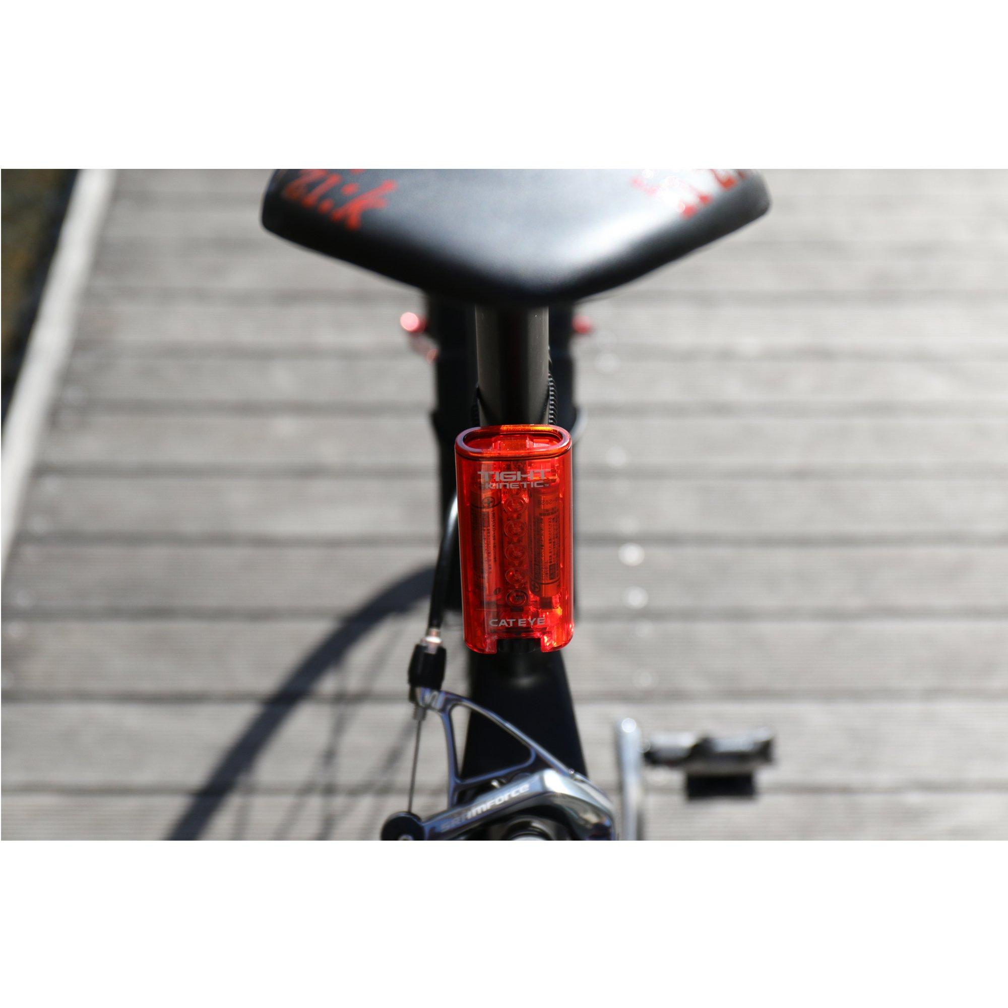 Rood - Cateye - Tight Kinetic Rear Brake Light - 6