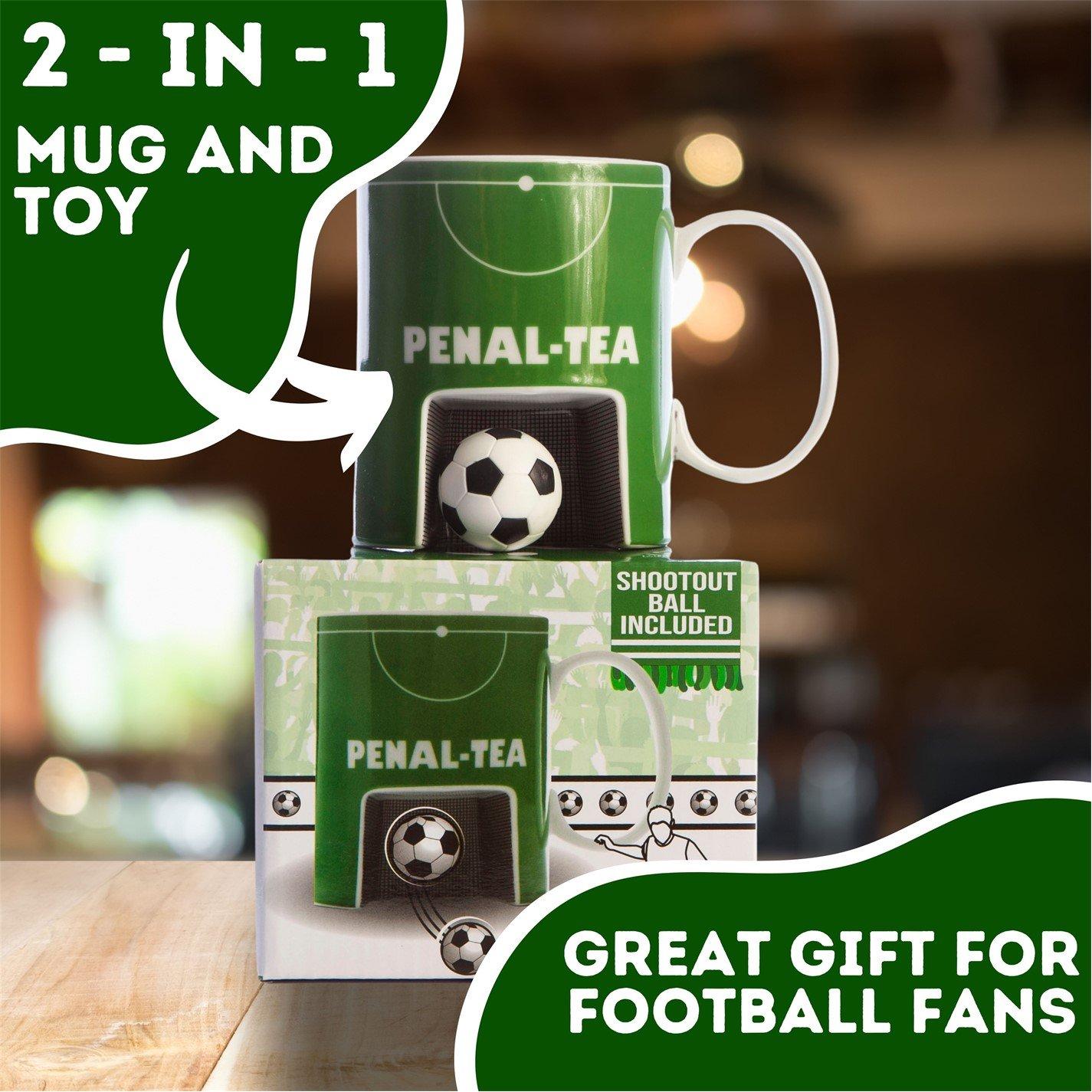 Multi - Boxer Gifts - Penal-Tea Flick Football Gift Mug  Football Theme - 2