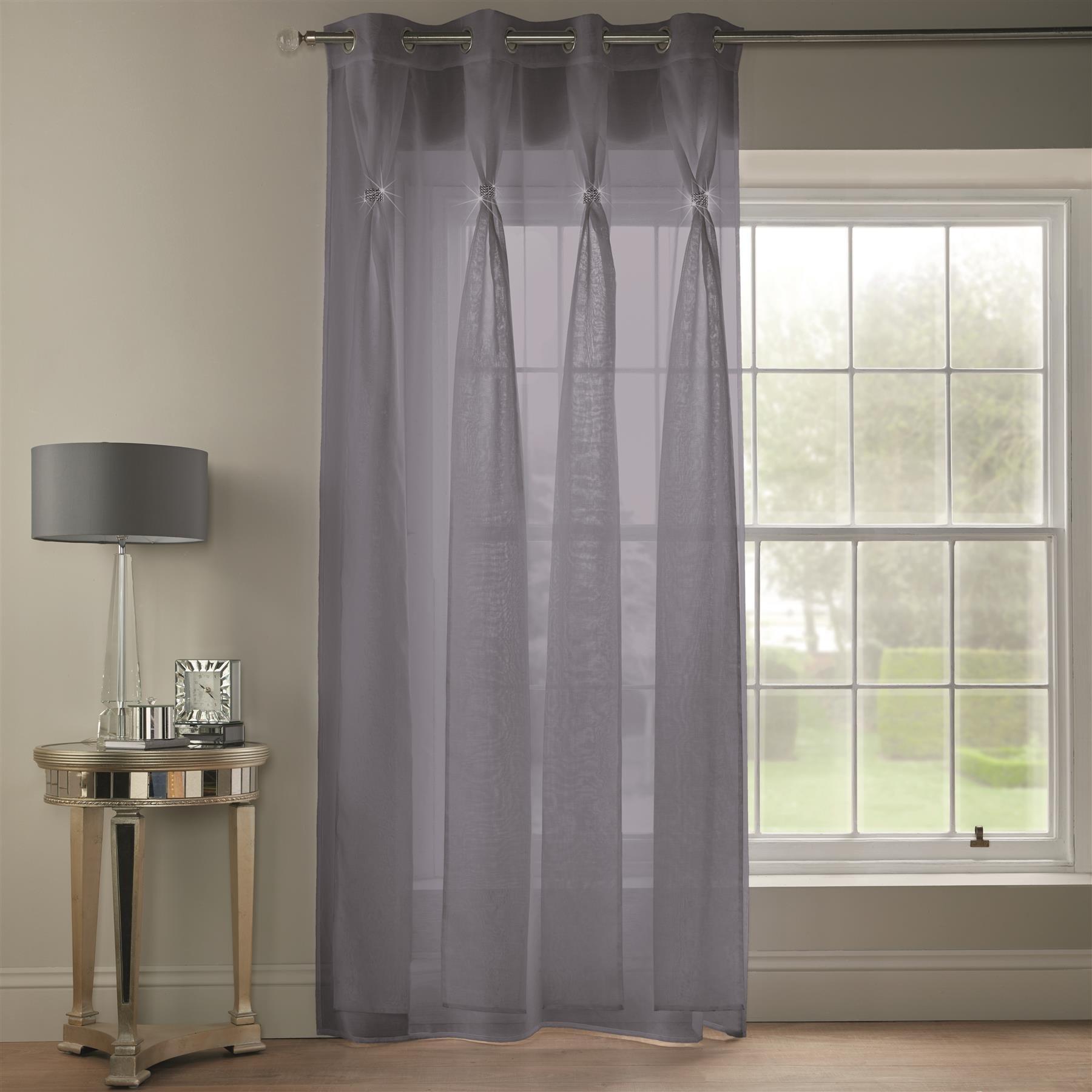 Silver - Alan Symonds - Diana Eyelet Voile Single - 1
