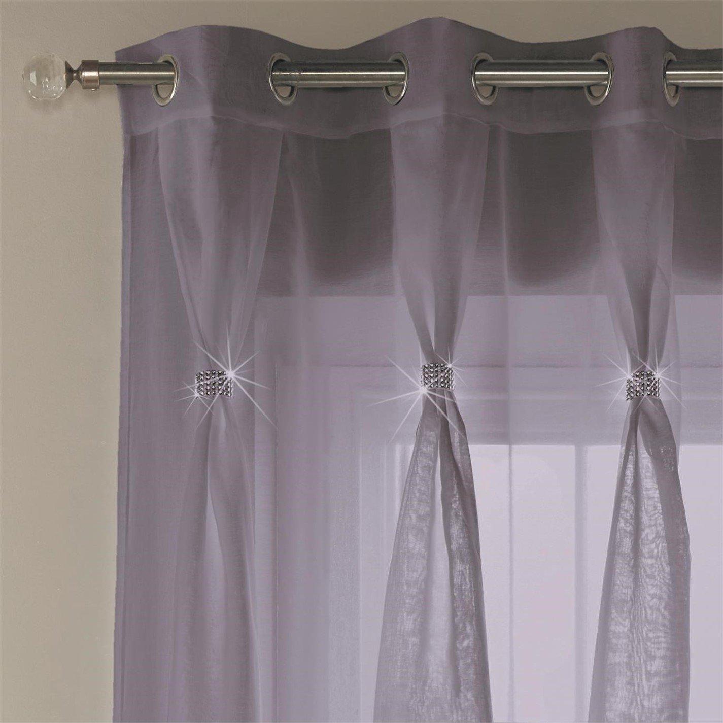 Silver - Alan Symonds - Diana Eyelet Voile Single - 2