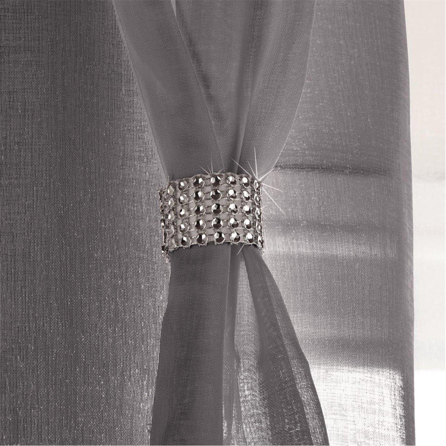 Silver - Alan Symonds - Diana Eyelet Voile Single - 3