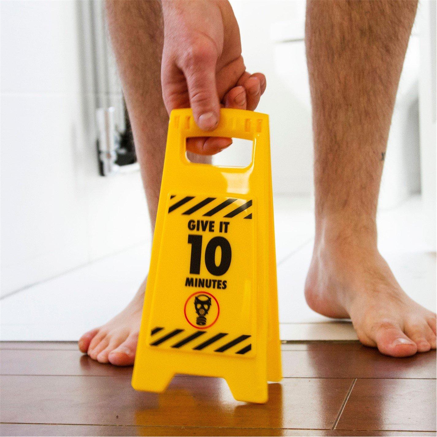 None - Boxer Gifts - Deeply Satisfying Poo Desk Warning Sign Mens Gift - 3