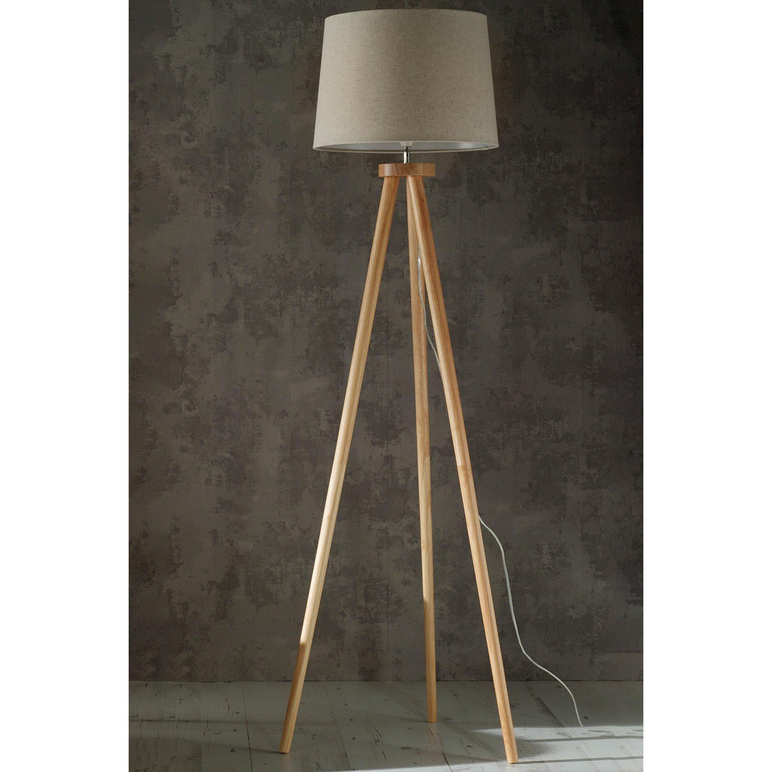 Natural - K Living - Chadwick Natural Wood Tri - 1