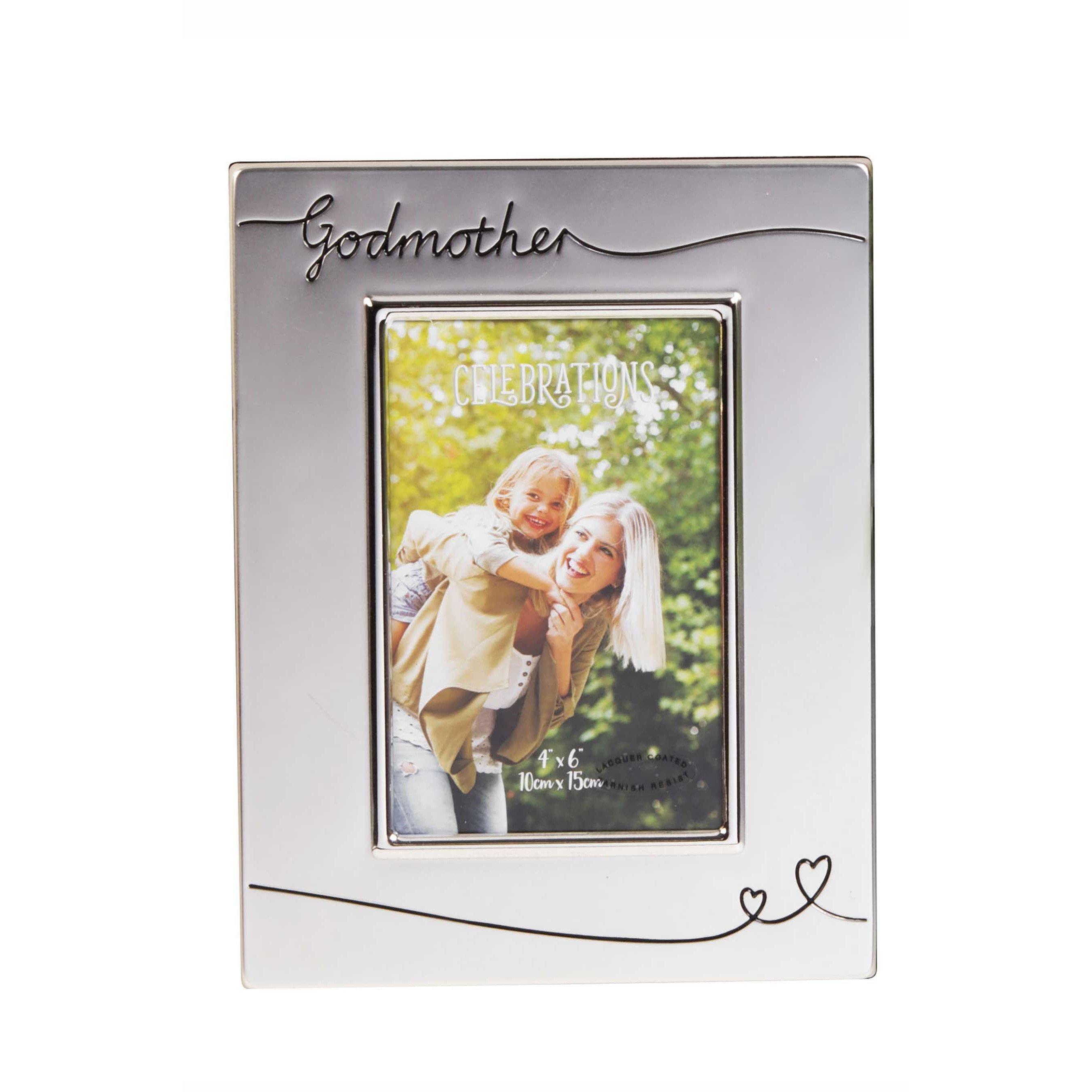 Silver - Other - Photo Frame Silver Plated Satin Finish Godmother