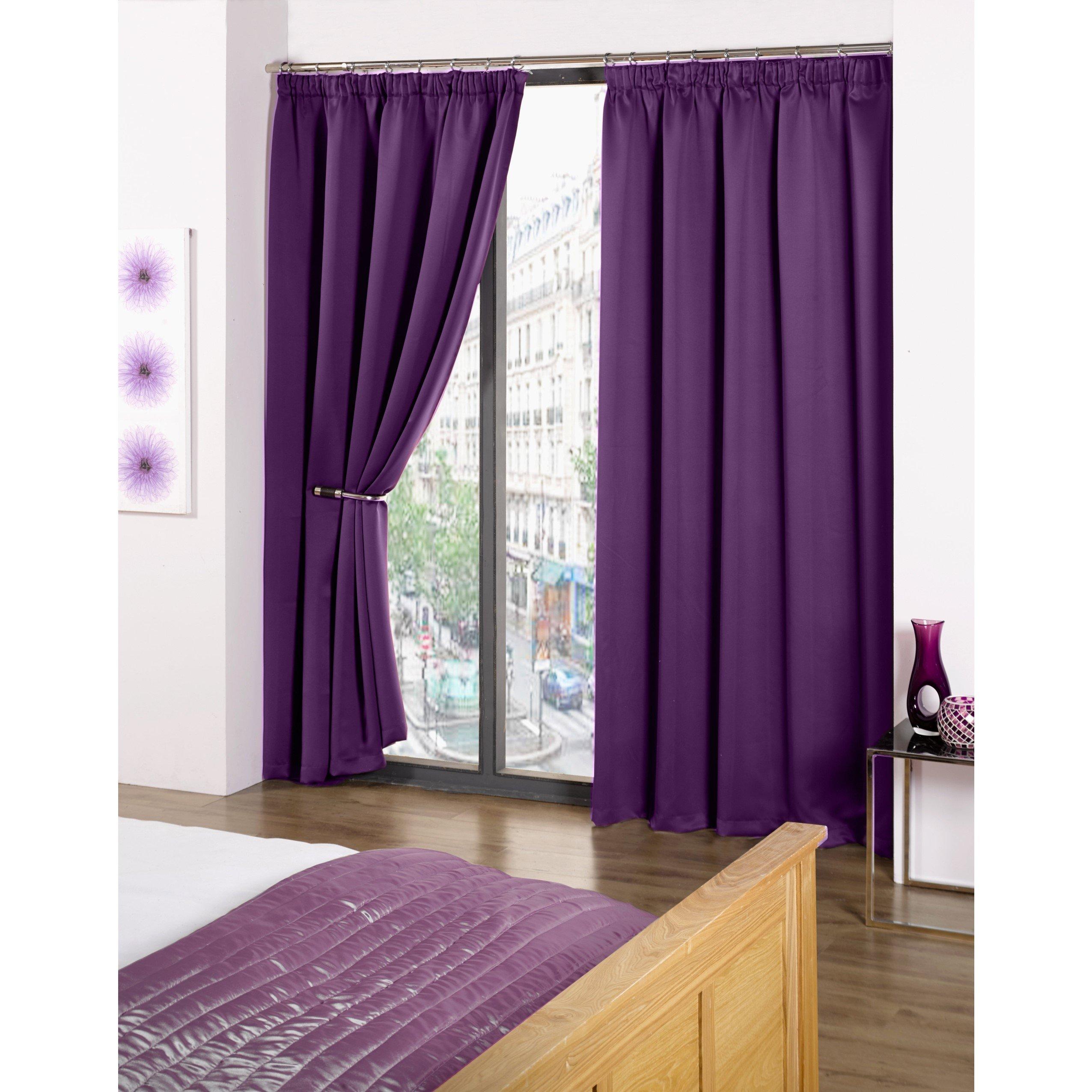 Emma Barclay Cali -Woven Thermal Blackout Pencil Pleat Curtains