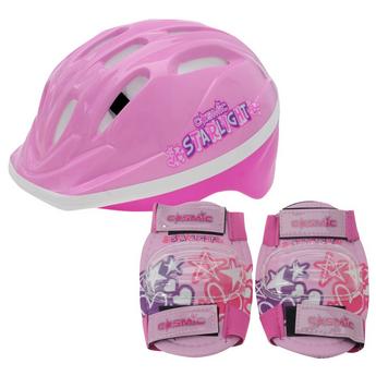 Cosmic Bike Helmet and Pad Set Childrens