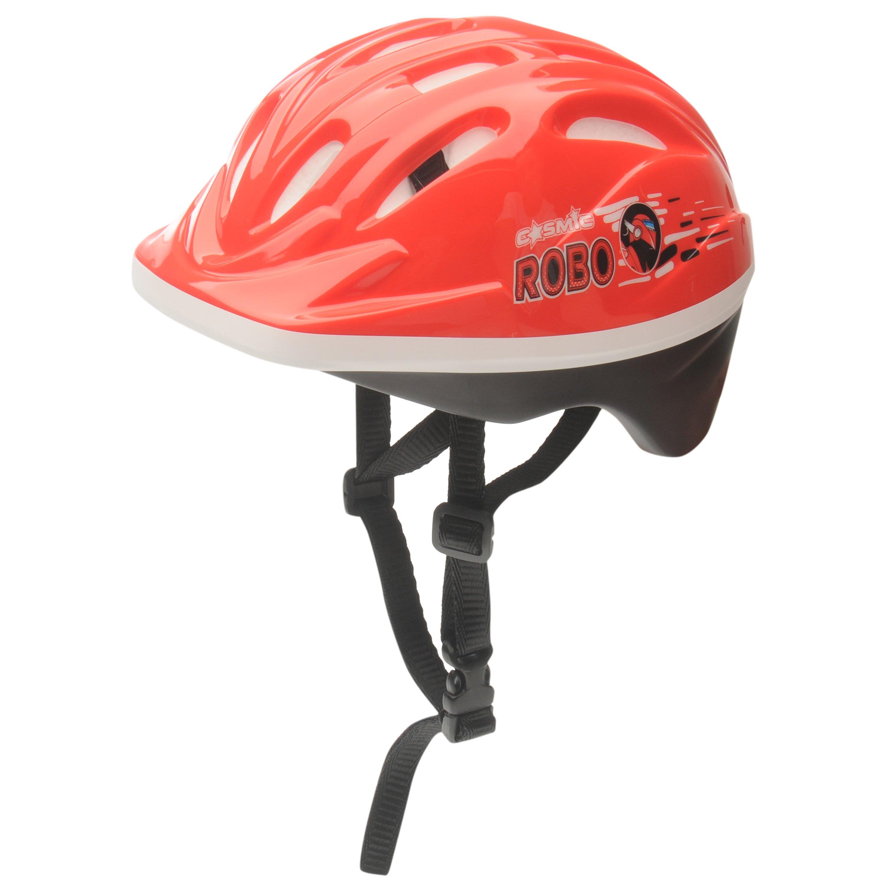 Red/Black - Cosmic - Bike Helmet and Pad Set Childrens - 2