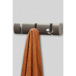 Studio 3 Door Hooks In Nickel On White Mountable