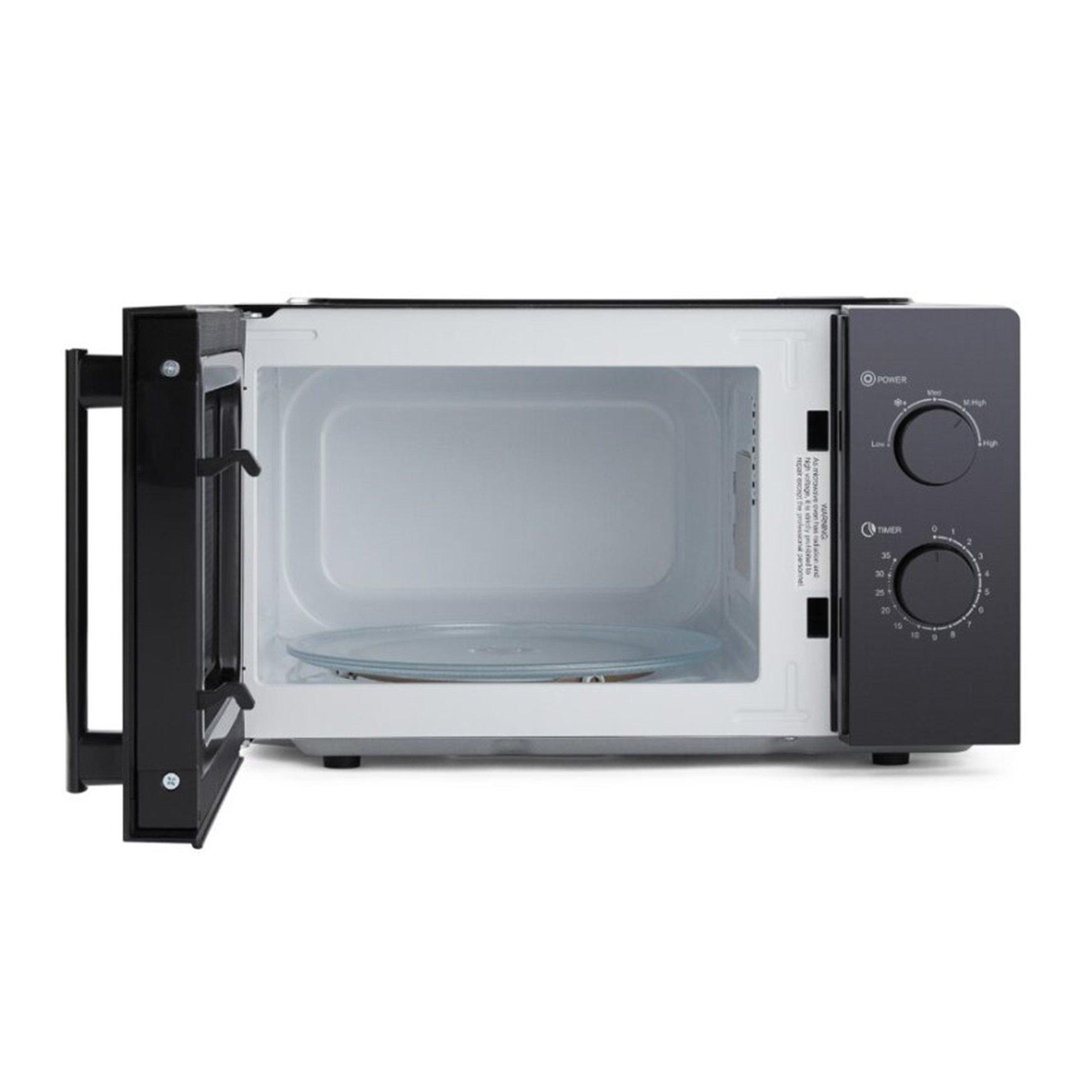 Black - Daewoo Electricals - 20L Manual Microwave - 3