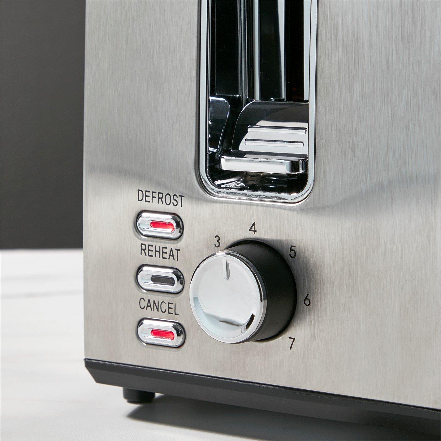 Silver - EGL - Stainless Steel 2 Slice Toaster - 2