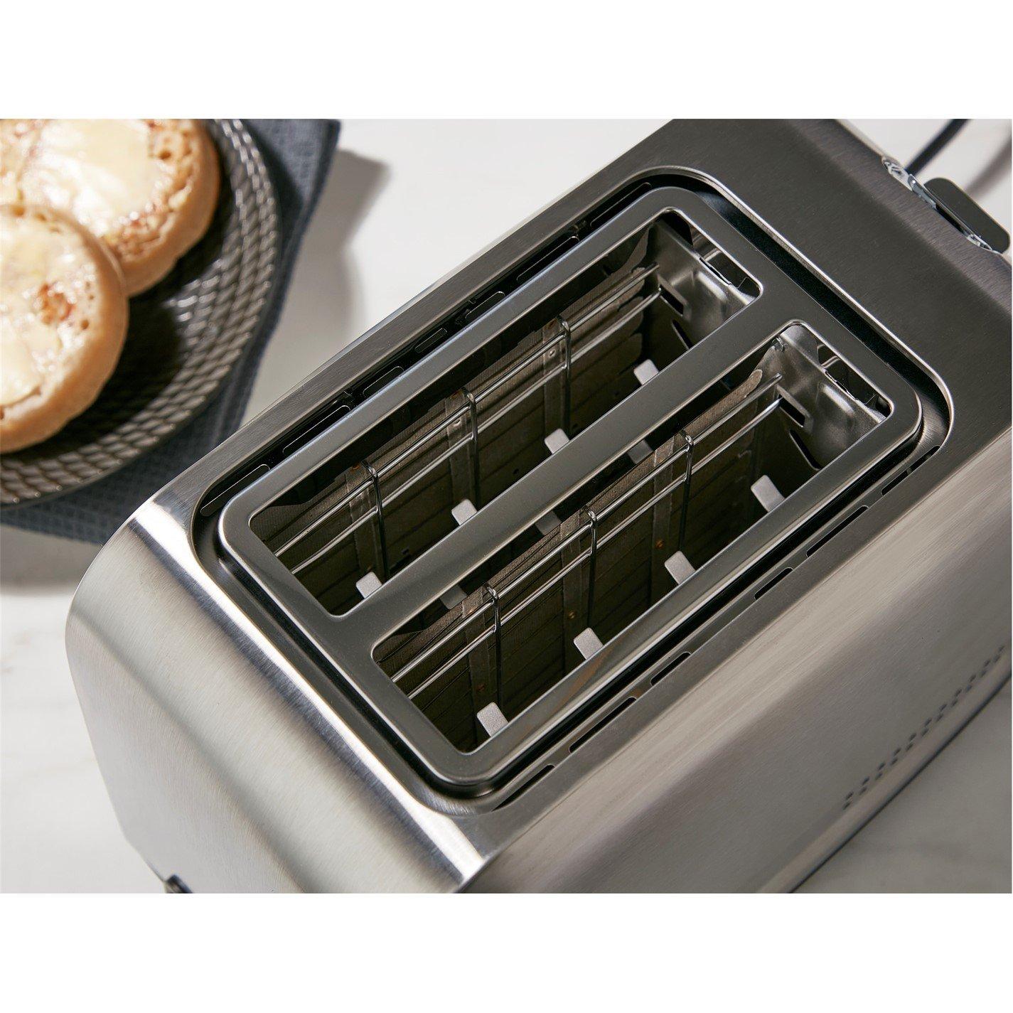Silver - EGL - Stainless Steel 2 Slice Toaster - 5